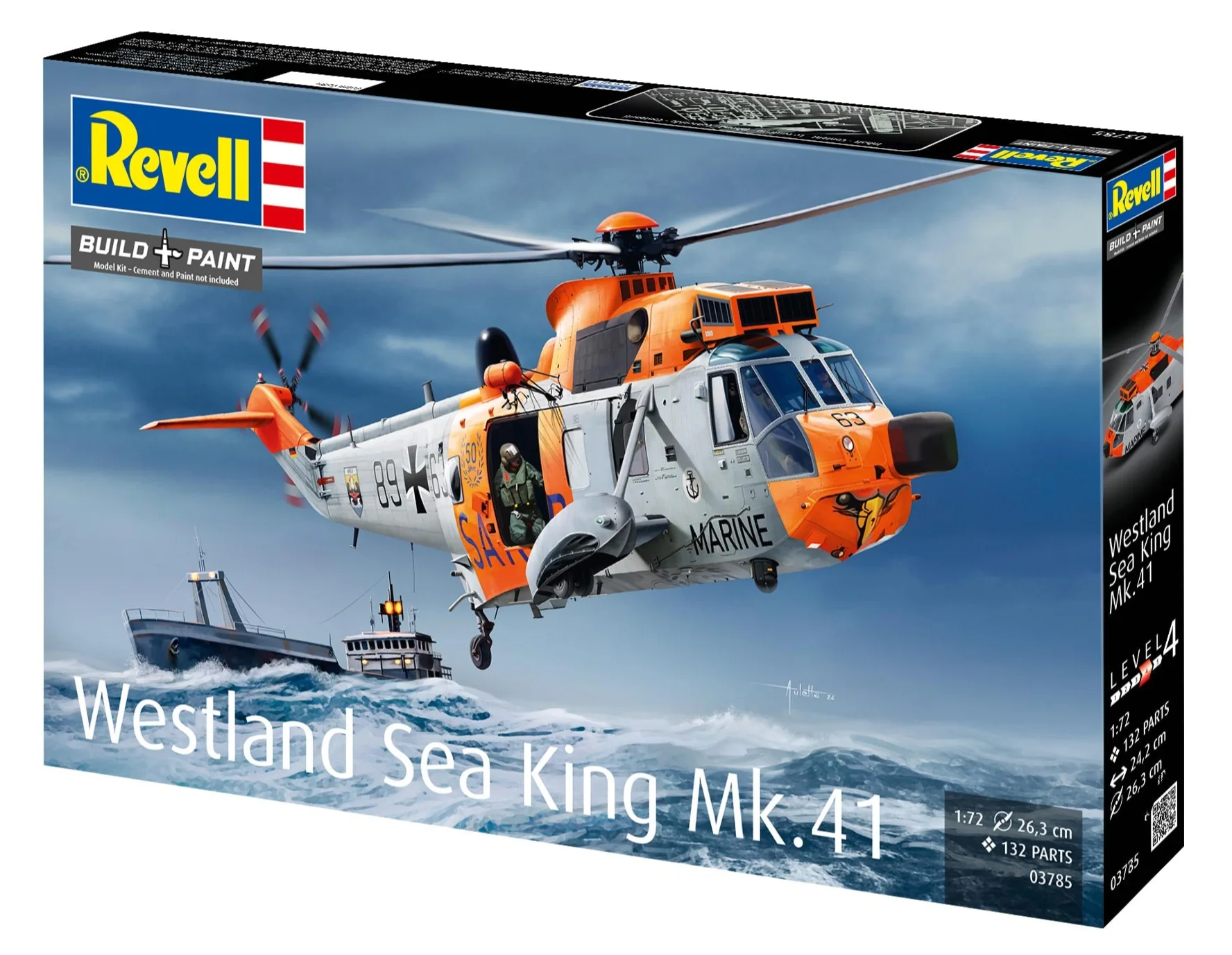 03785 Westland Sea King Mk. 41 Model Kit - Image 9