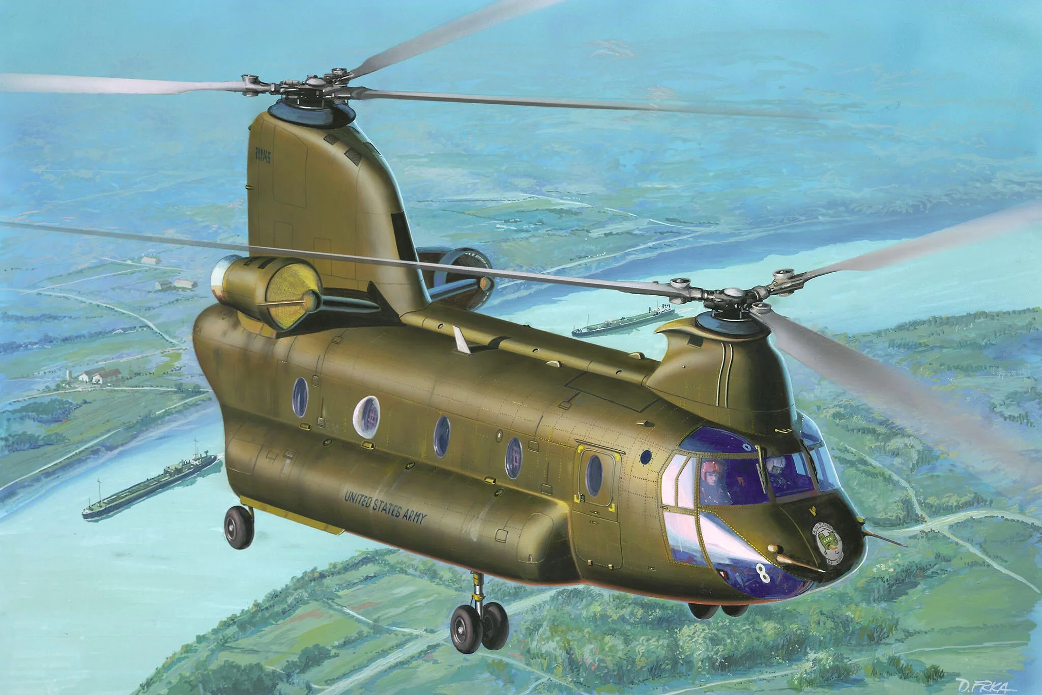 CH-47D Chinook Model Kit - Image 2