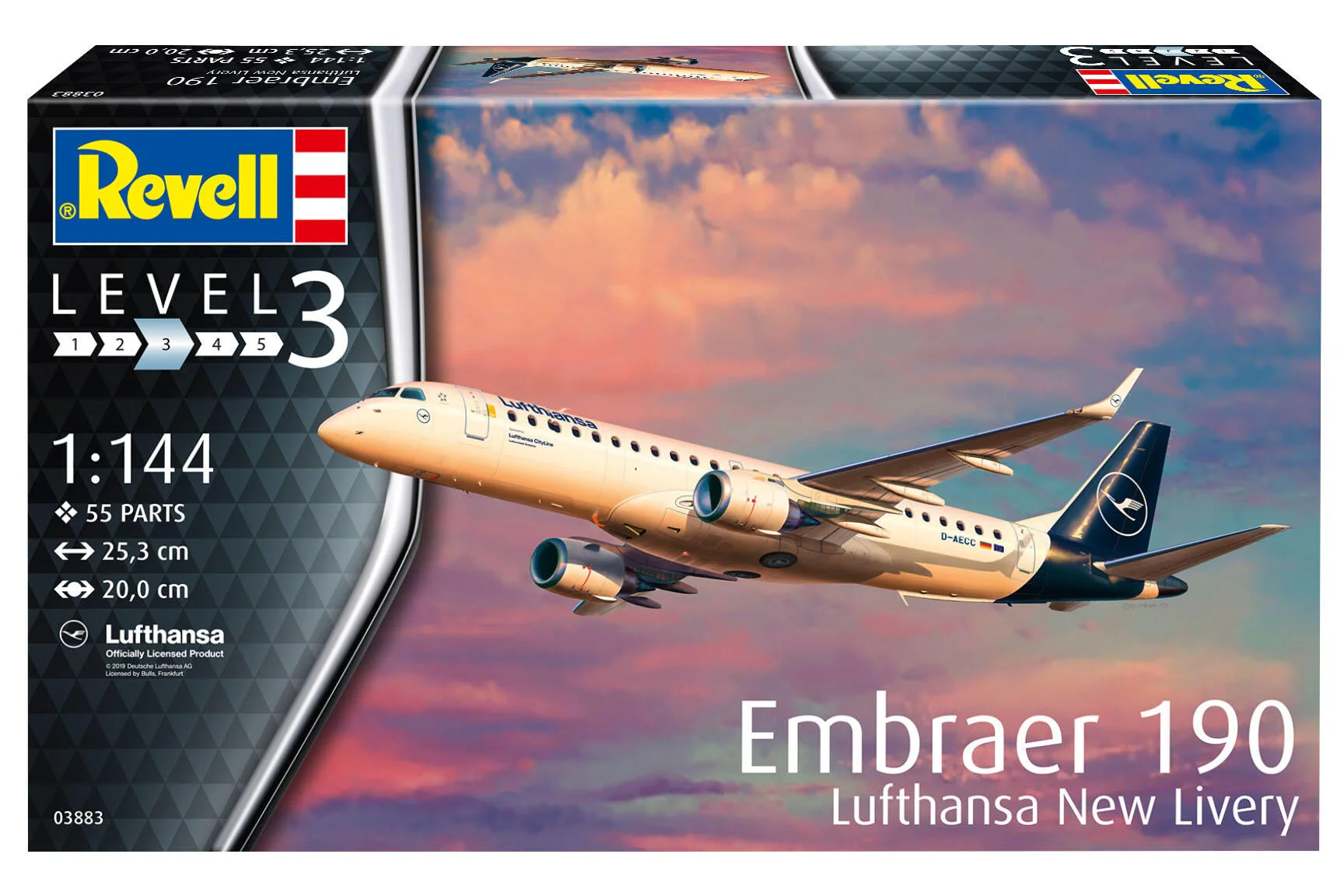 Embraer 190 "Lufthansa" New Livery Model Kit - Image 7