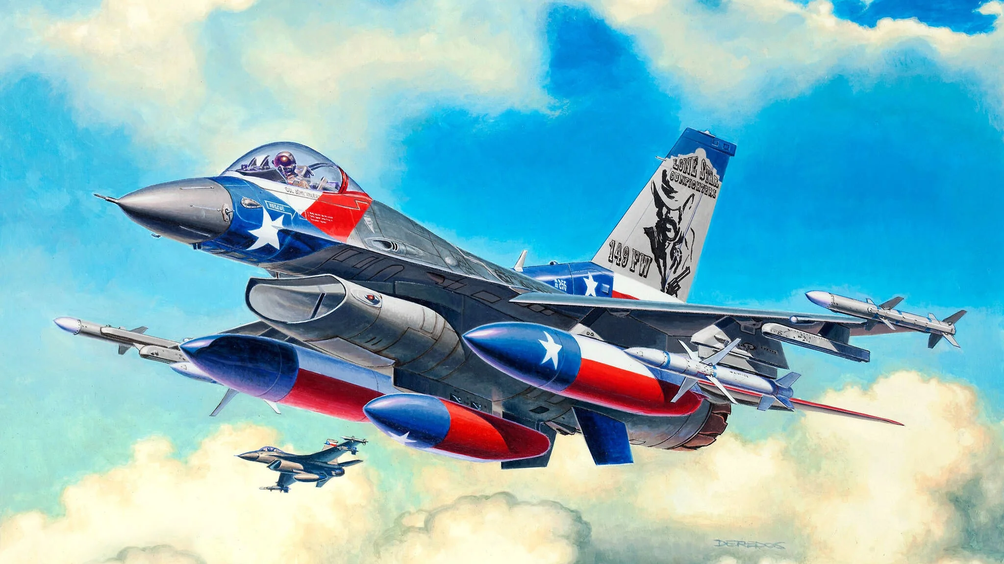 Lockheed Martin F-16C Fighting Falcon Model Kit - Image 2