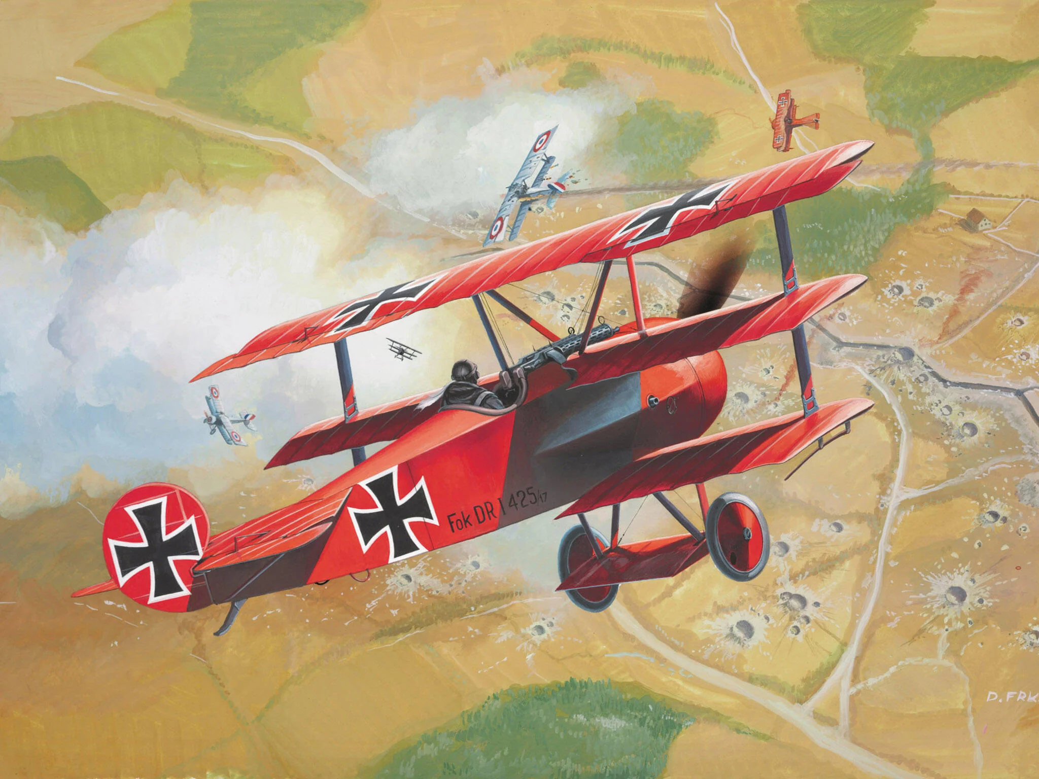 Fokker Dr.1 Triplane Model Kit - Image 8