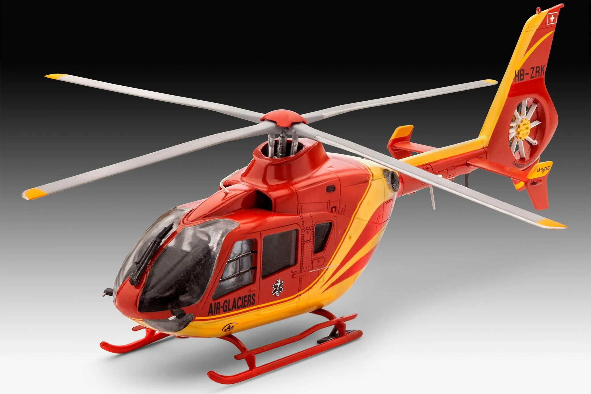 Airbus Helicopters EC135 "Air-Glaciers" Model Kit - Image 2