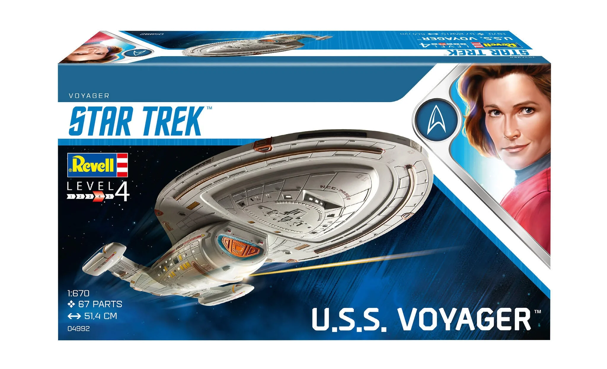 U.S.S. Voyager NCC-74656 (Star Trek: Voyager) Model Kit - Image 8