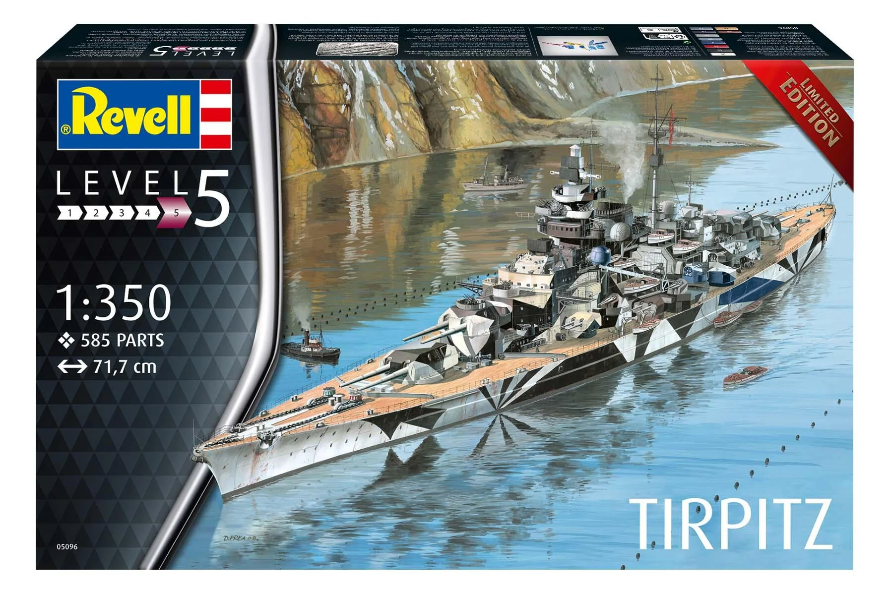 German Battleship "Tirpitz" Model Kit - Image 7