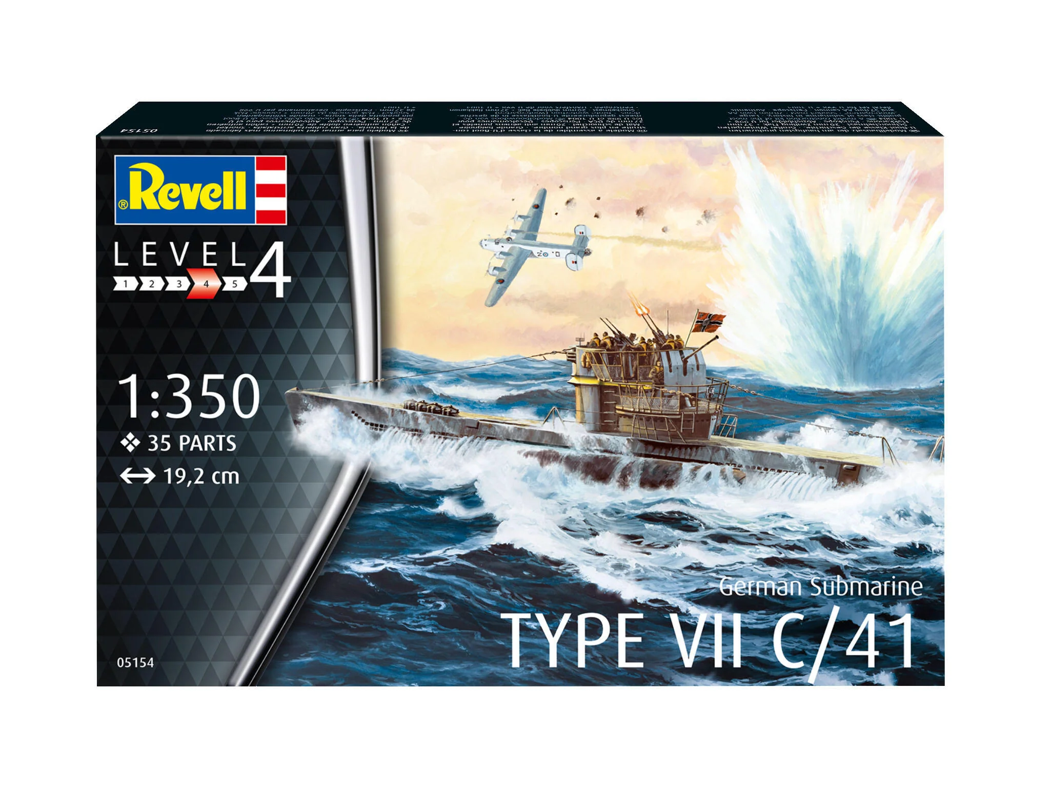 German Submarine Type VII C/41 Model Kit - Image 6