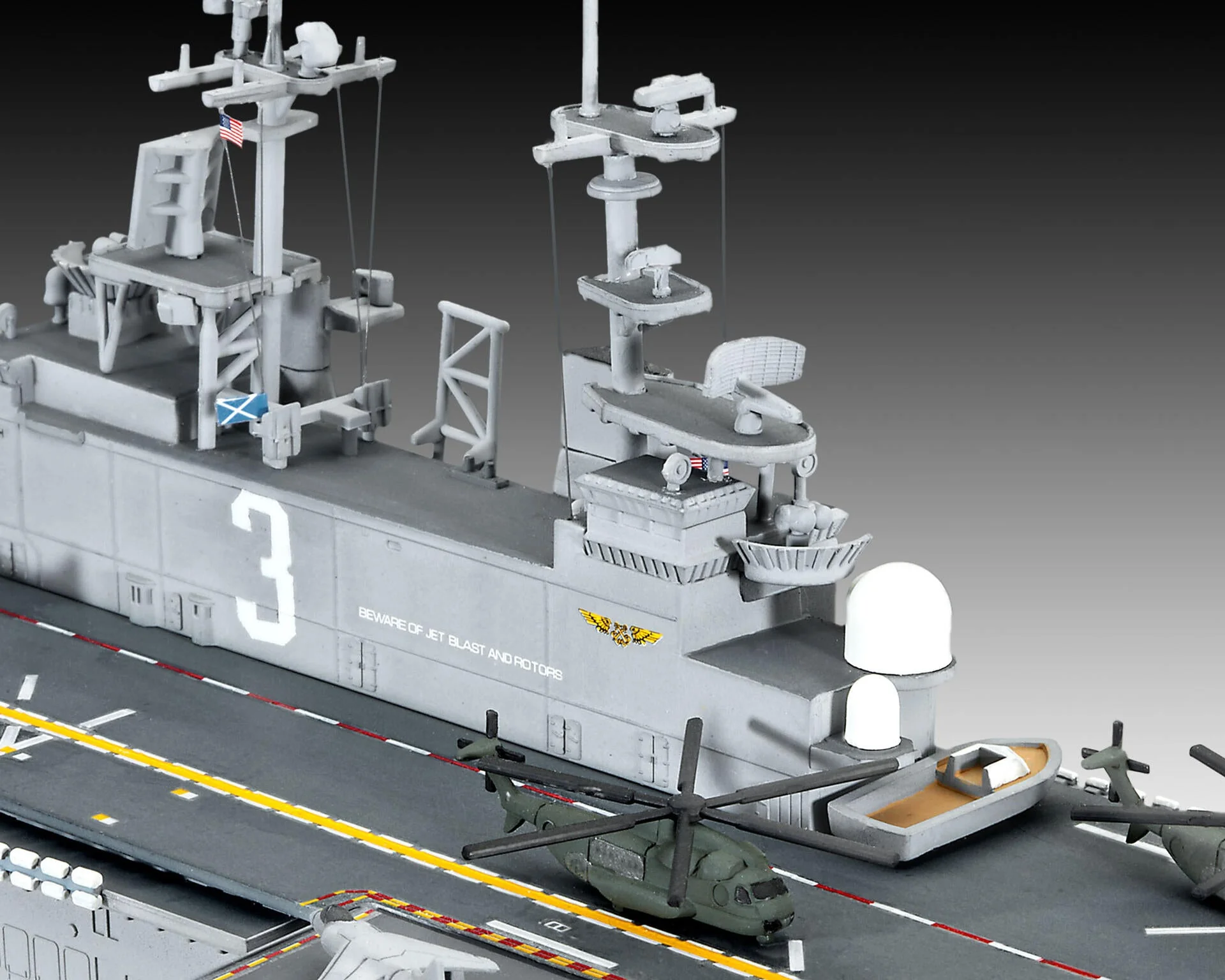 US Navy Assault Carrier WASP Class Model Kit - Image 4