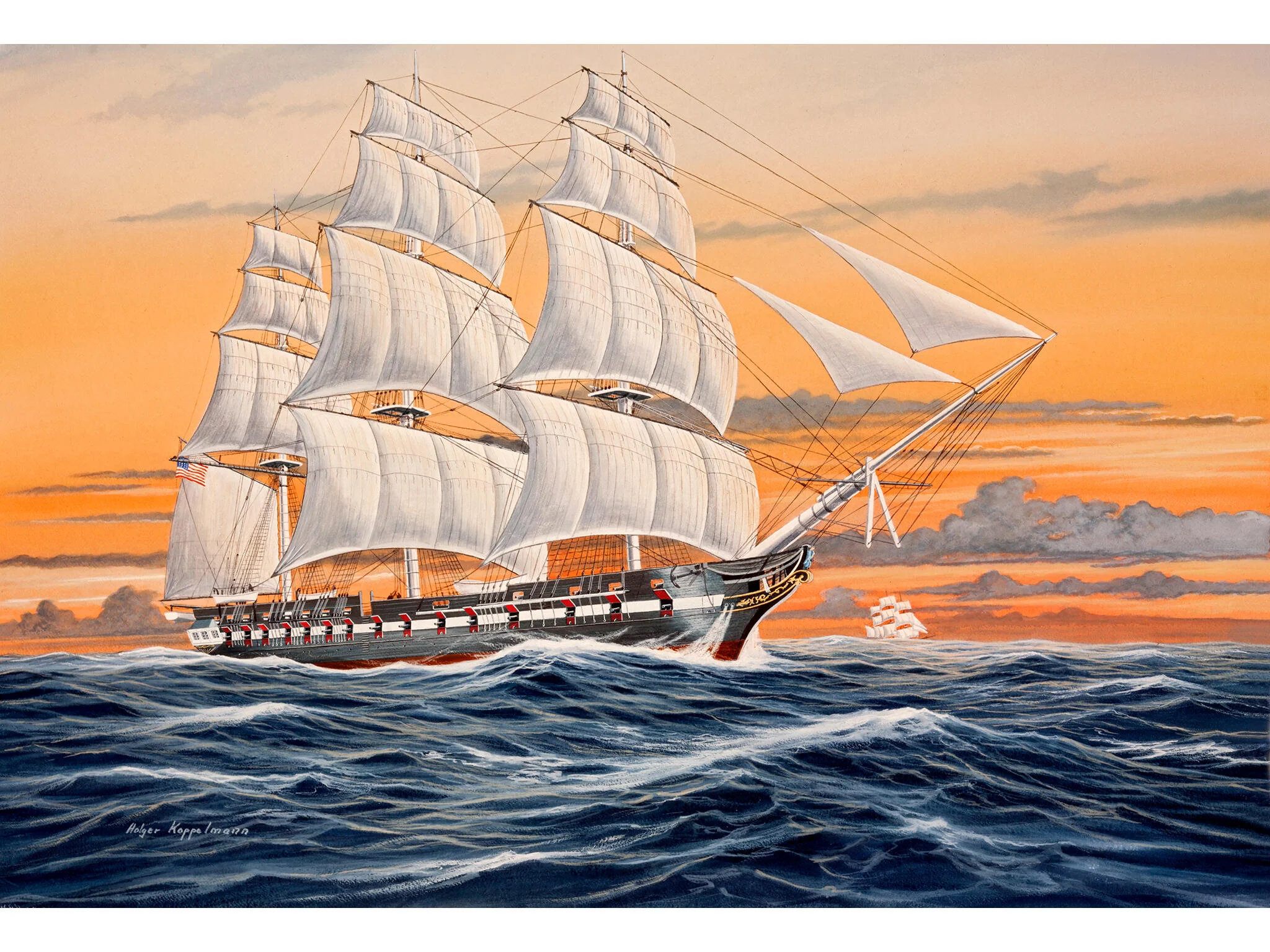 USS Constitution 250 Years US Navy 2025 Model Kit