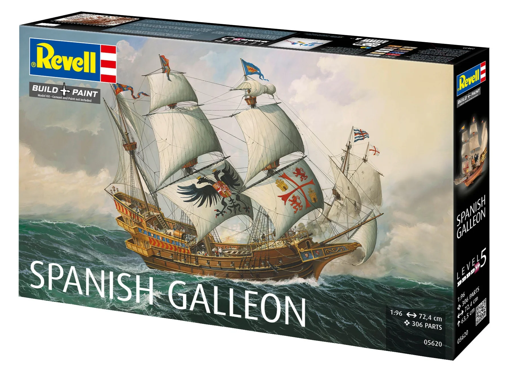 05620 Spanish Galleon Model Kit - Image 9