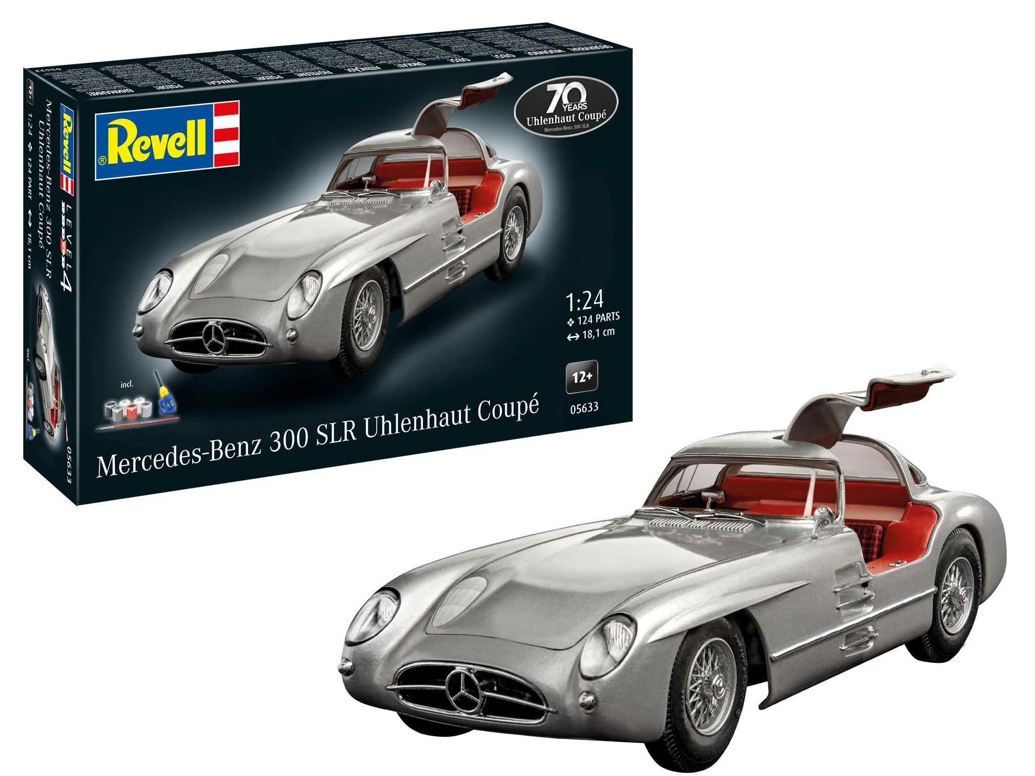 Gift Set Mercedes-Benz 300 SLR 70th Anniversary Model Kit - Image 2
