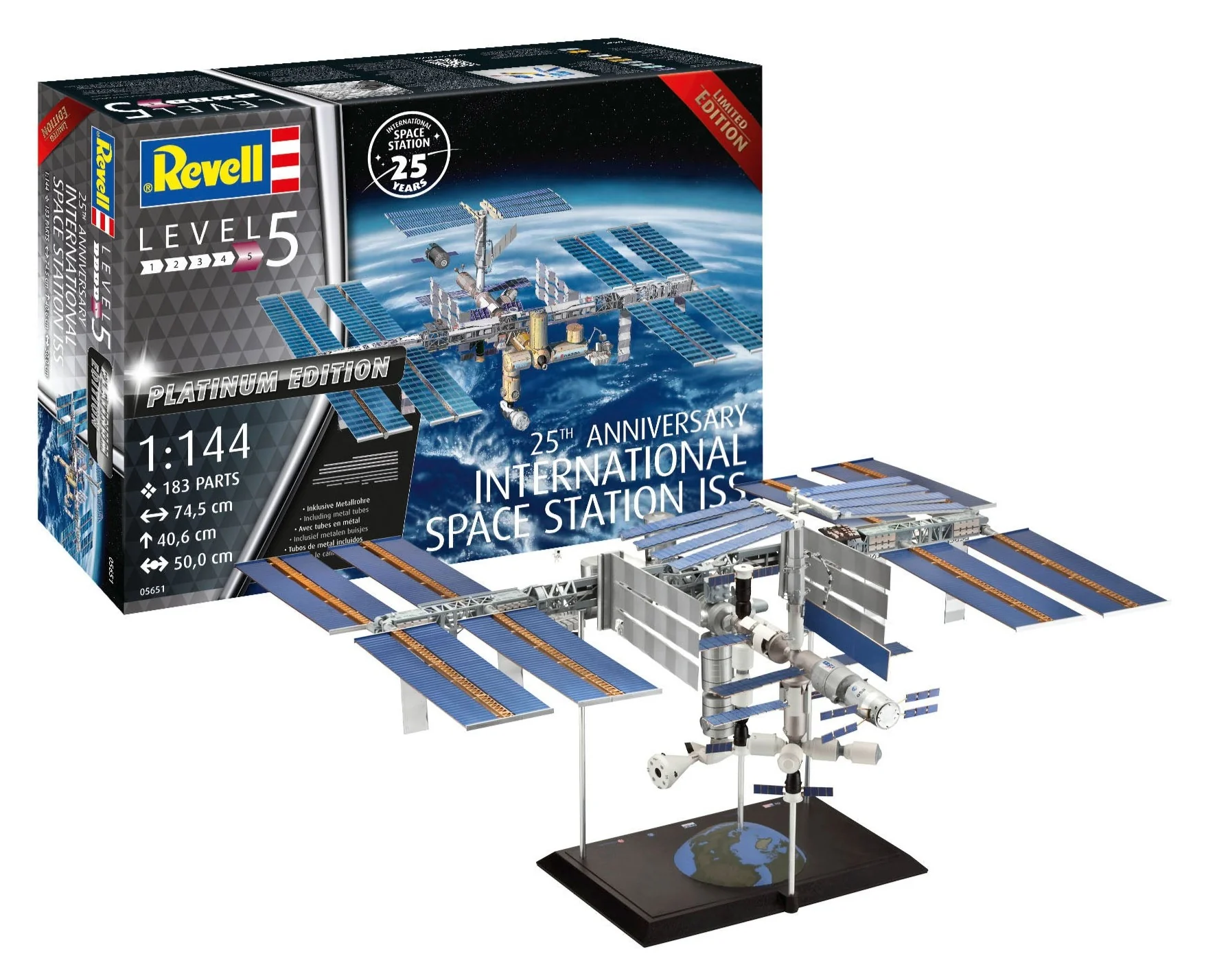 05651 ISS 25th Anniversary Platinum Edition (1:144) Model Kit