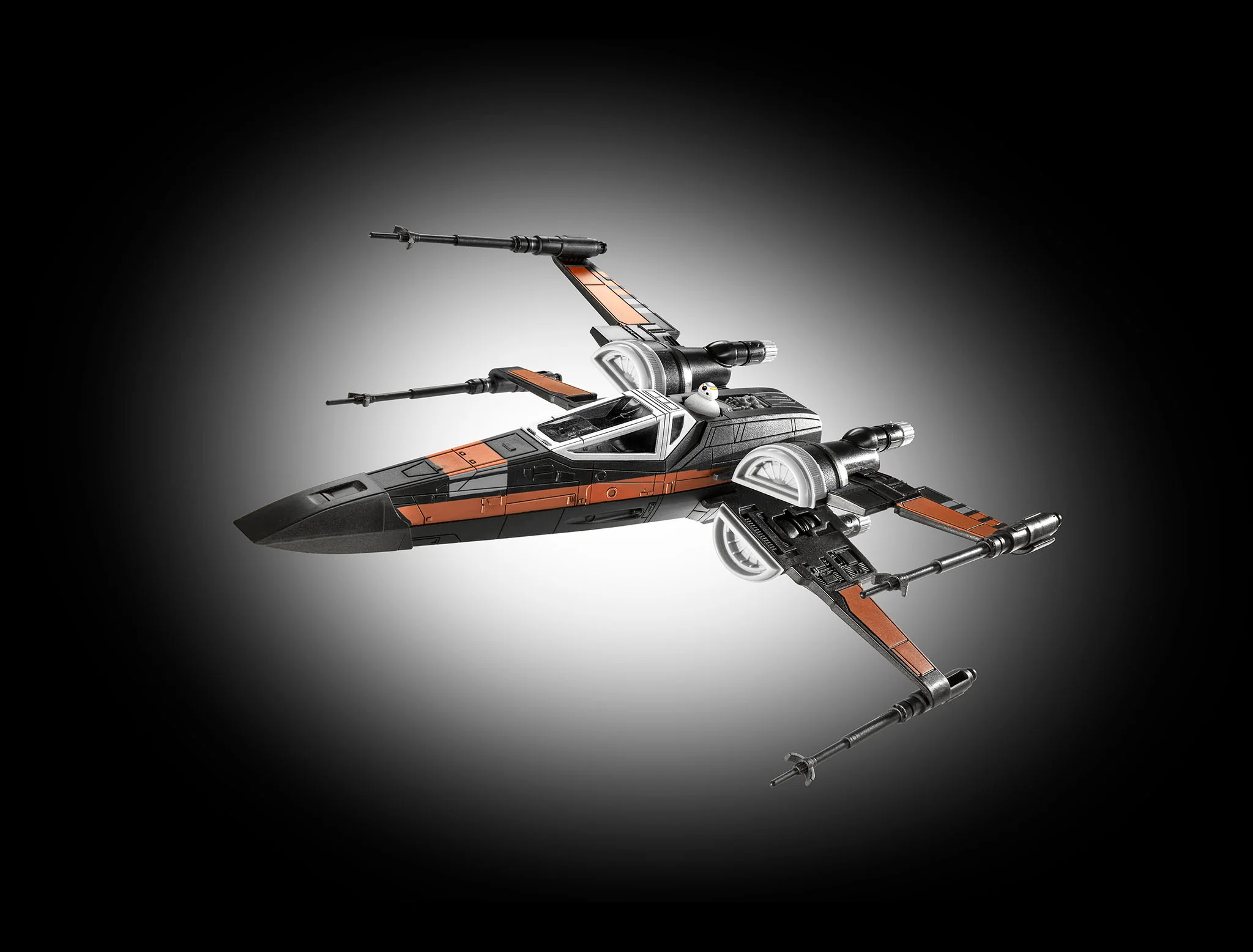 06564 Star Wars Poe's X-Wing Fighter (w-Sound): Build - Play Model Kit - Image 6