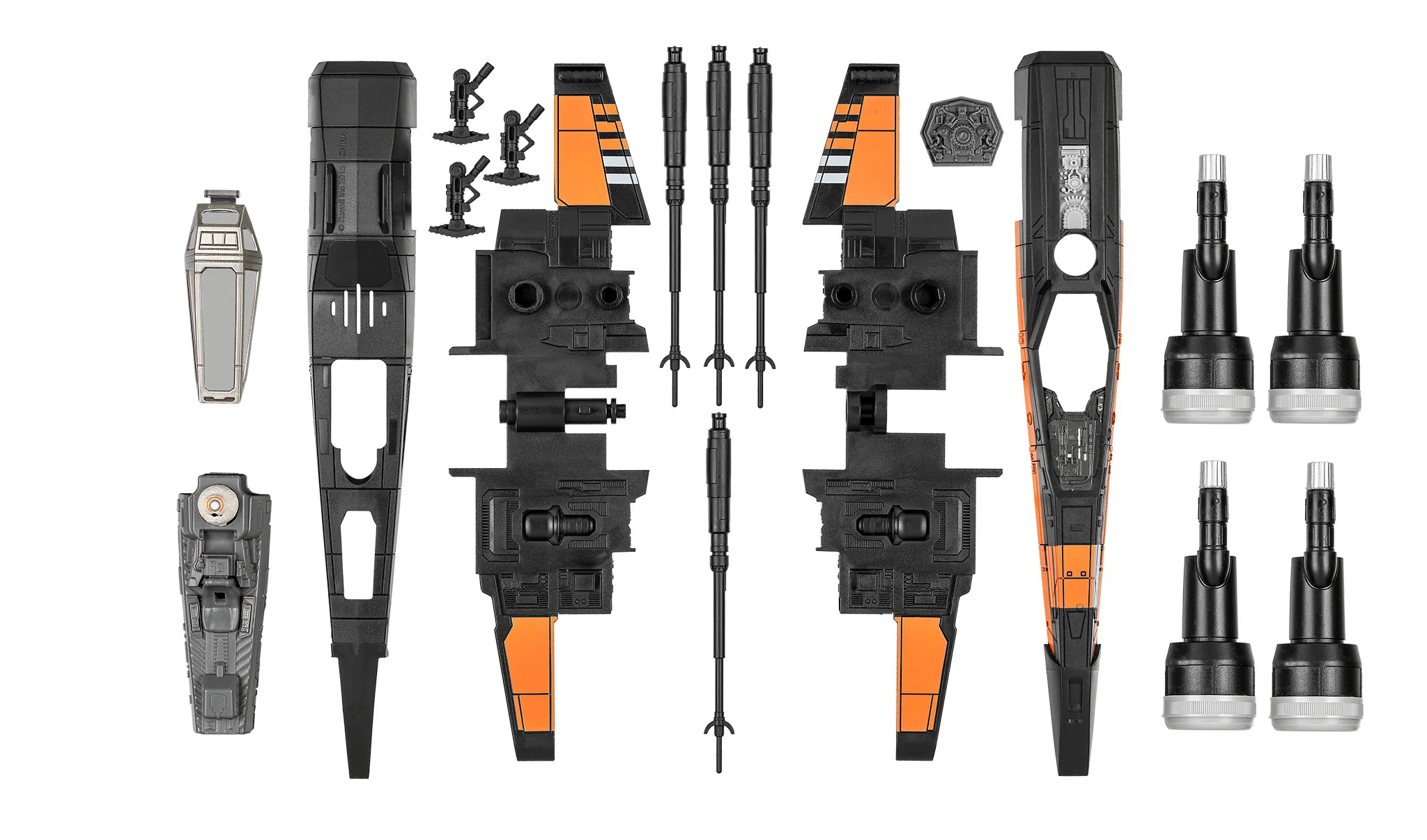 06564 Star Wars Poe's X-Wing Fighter (w-Sound): Build - Play Model Kit - Image 7