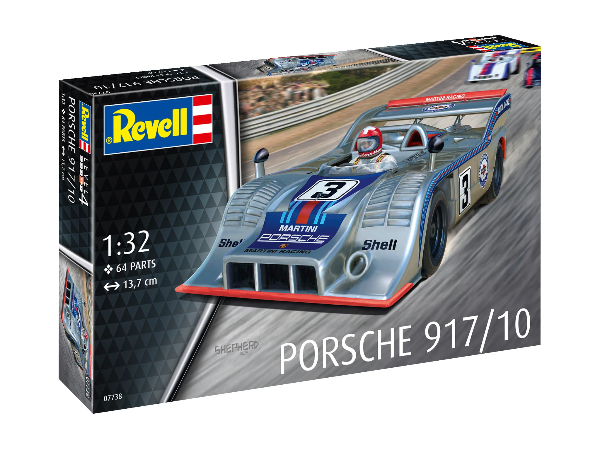 07738 Porsche 917 Model Kit - Image 9