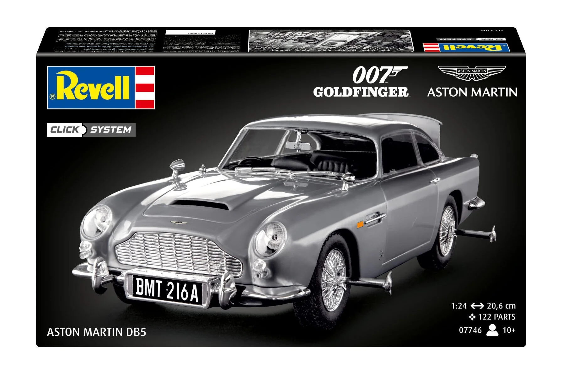 James Bond Aston Martin DB5 (Click System) Model Kit - Image 10