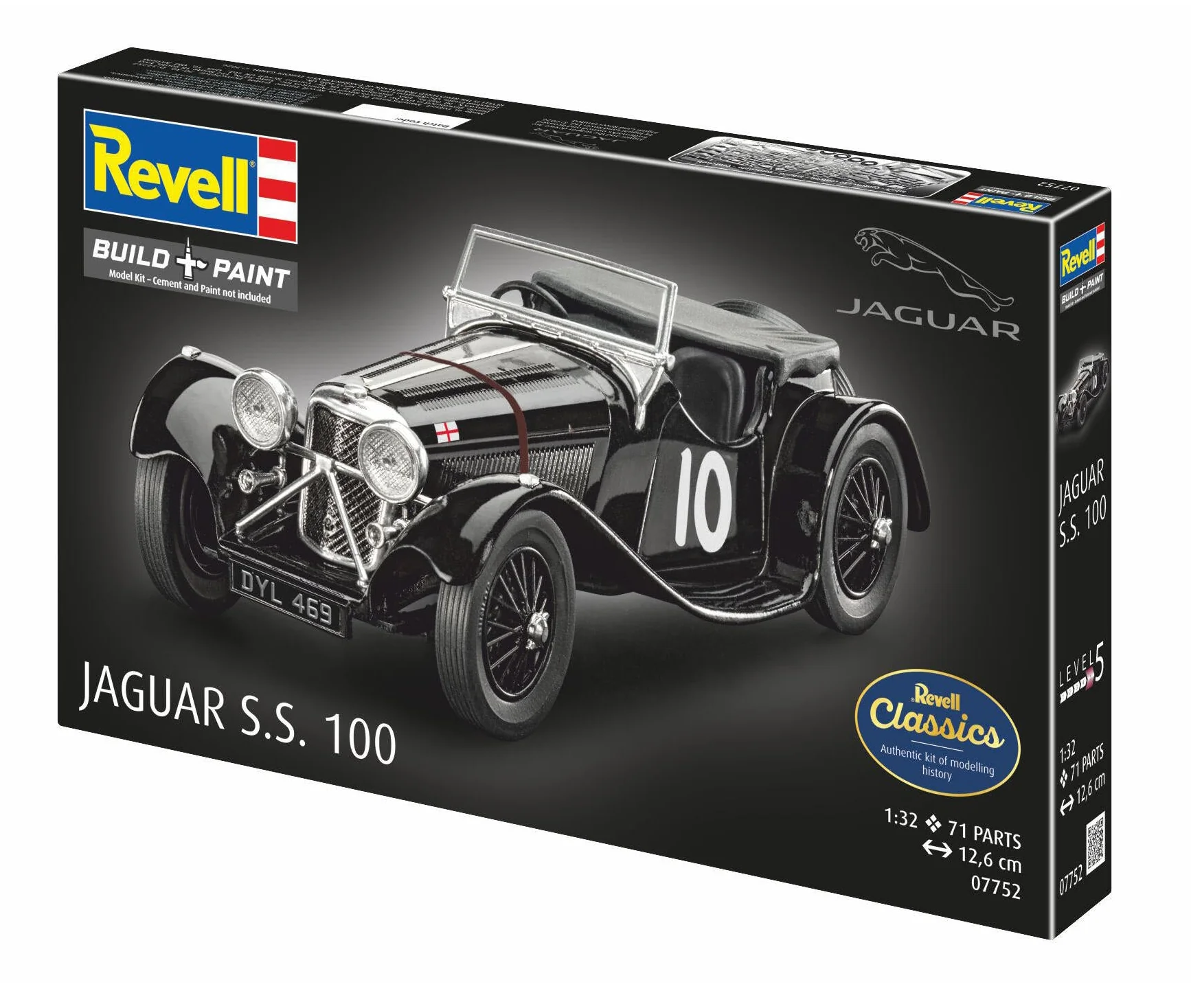 Jaguar SS 100 Model Kit - Image 9