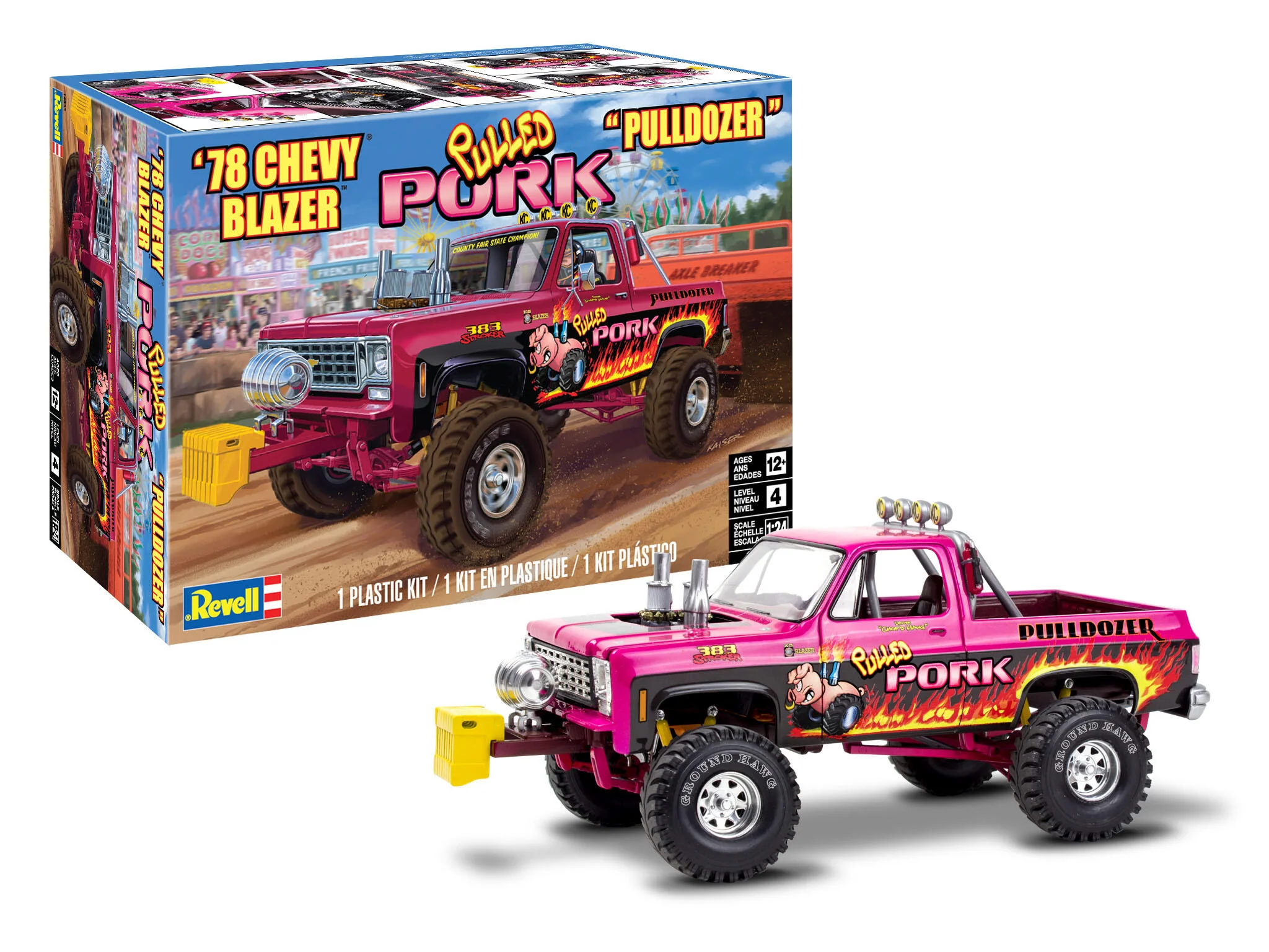 1978 Chevy Blazer Pulldozer Model Kit