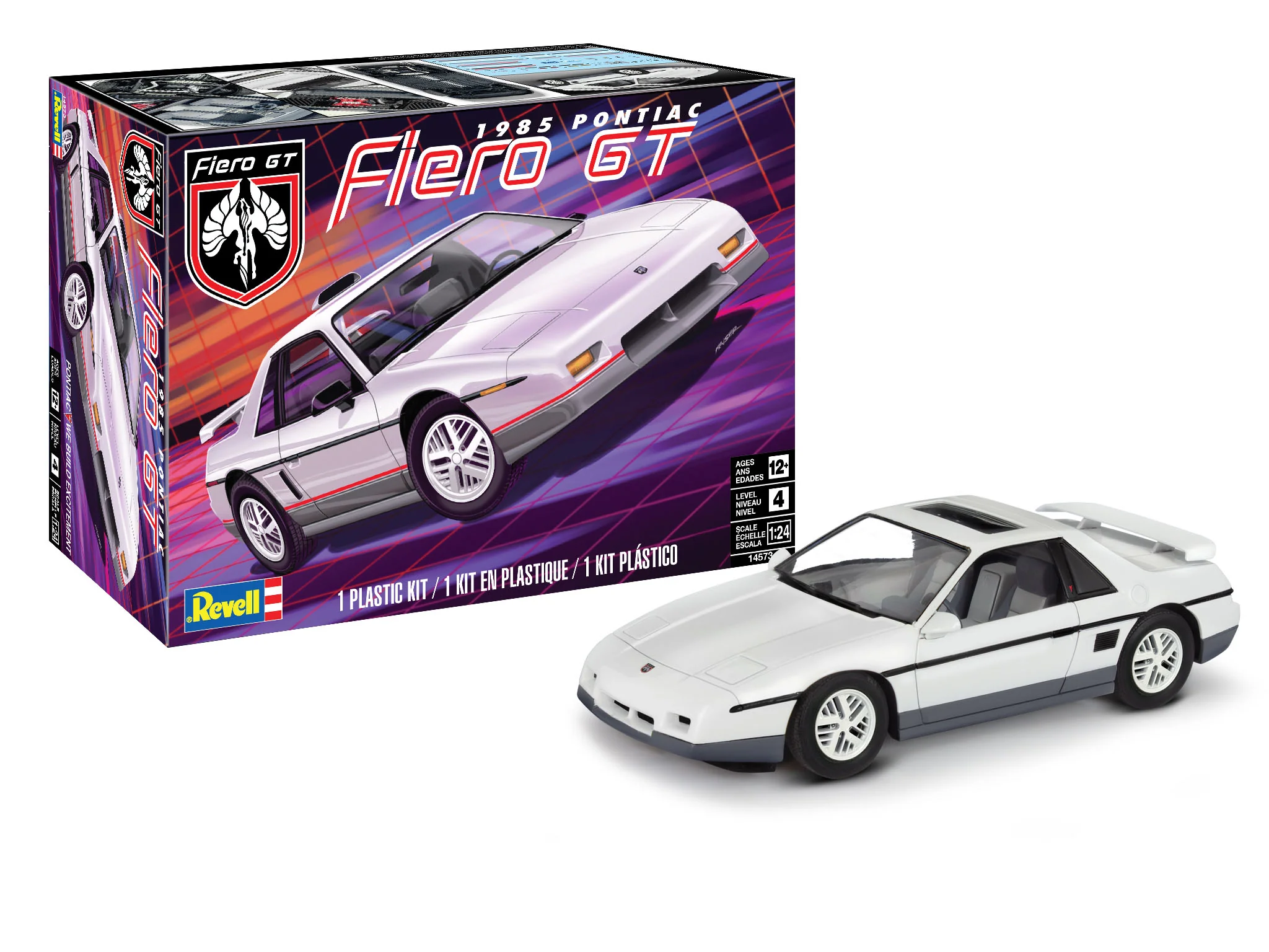 14573 1985 Pontiac Fiero GT Model Kit - Image 2