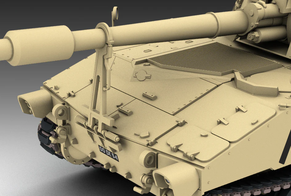 63361 M109 A2 model Model Kit - Image 5