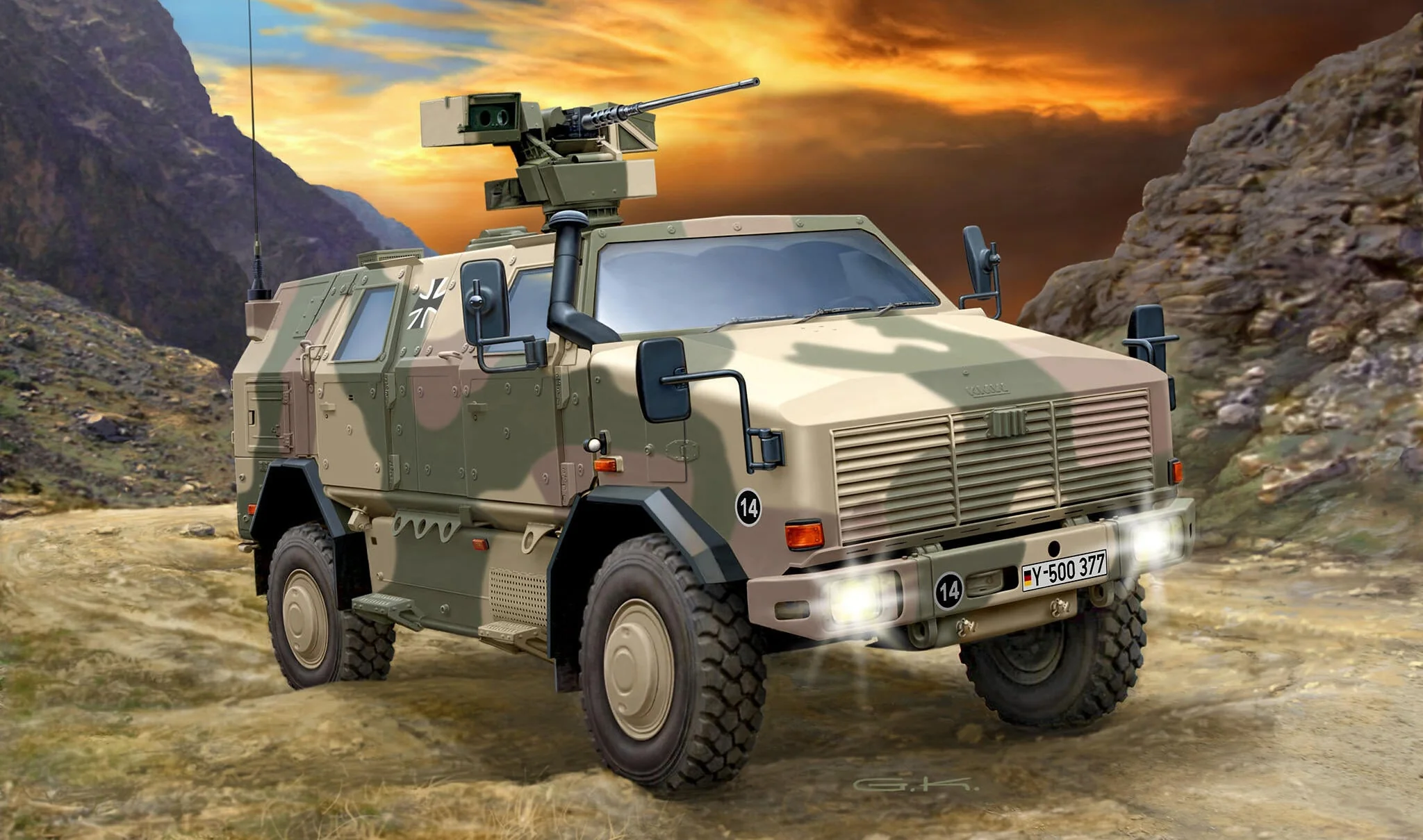 German Dingo 2 GE A3.3 PatSi Model Set