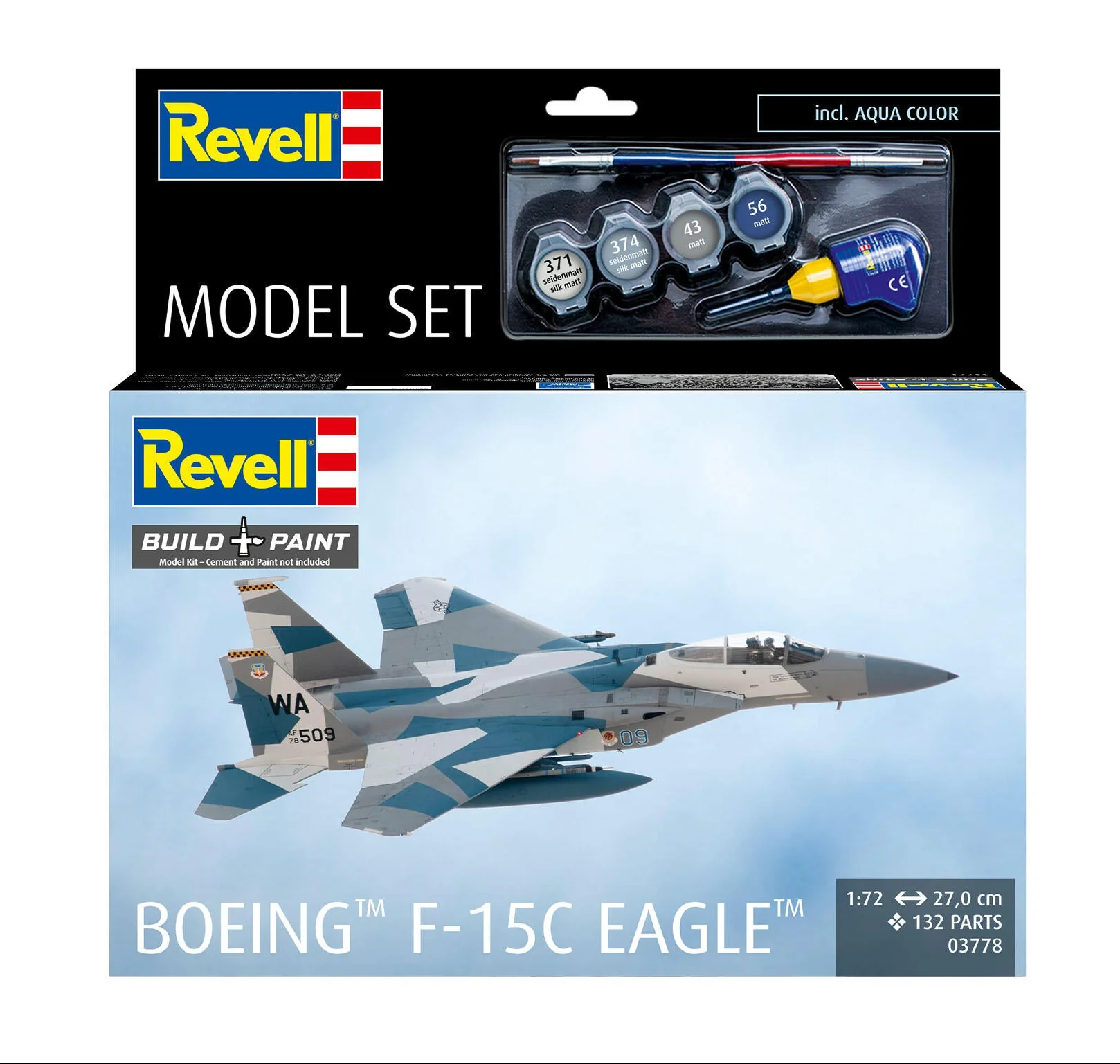 063778 Model Set Boeing F-15C Eagle Model Kit - Image 3