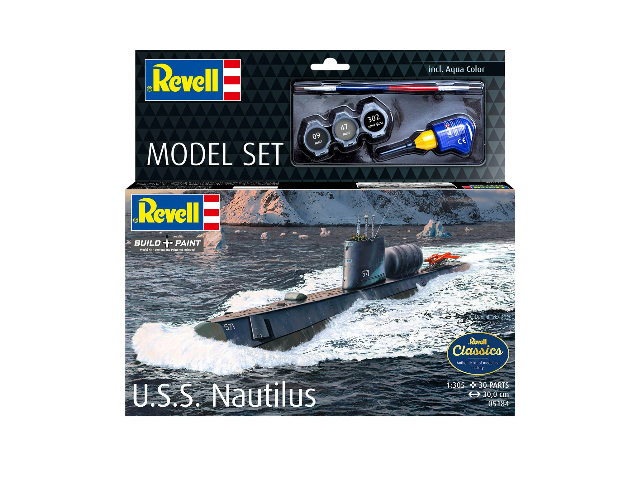 65184 Model Set U.S.S. Nautilus Model Kit - Image 9