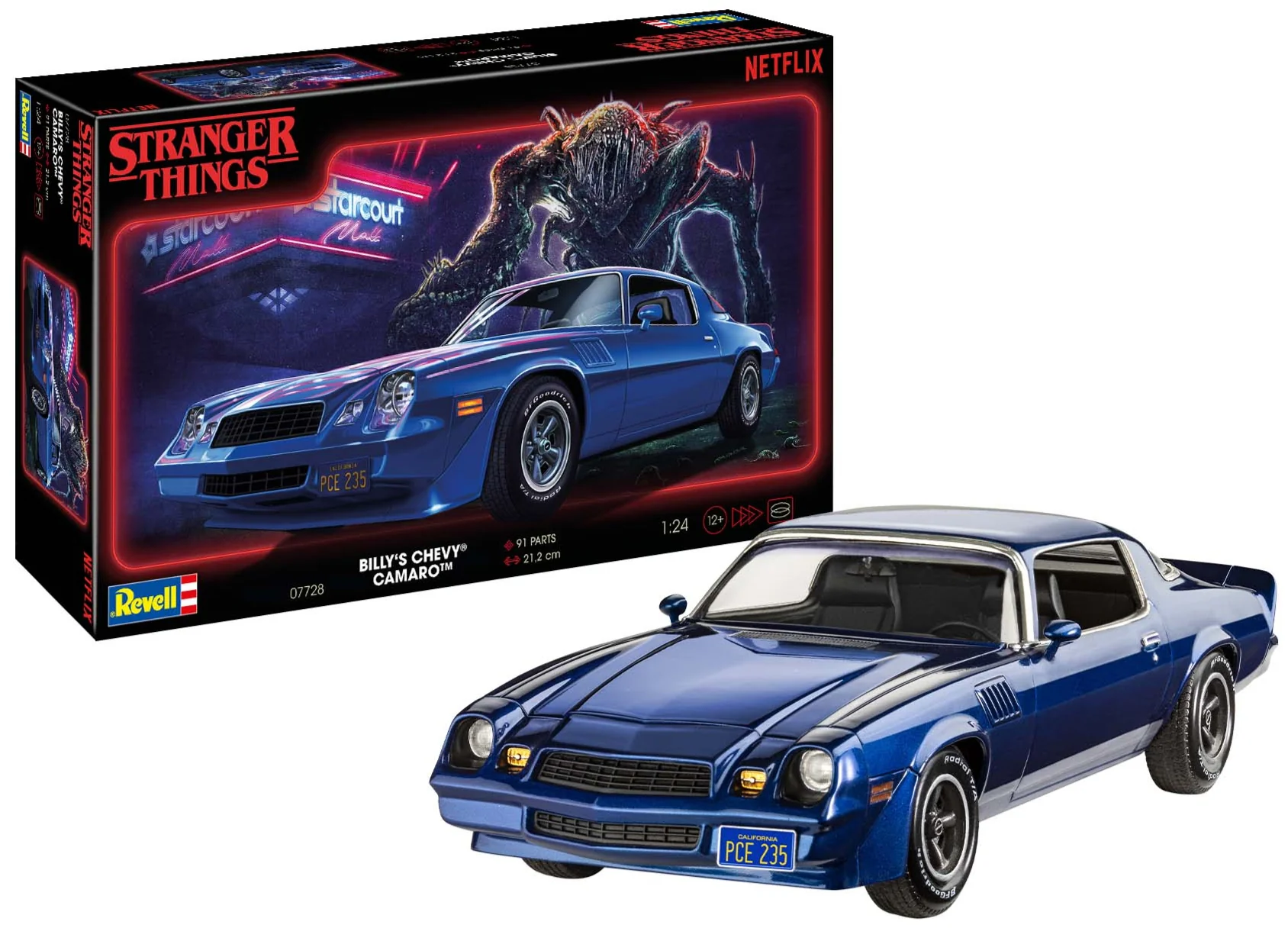 67728 Model Set Chevy Camaro Z/28: Stranger Things Model Kit