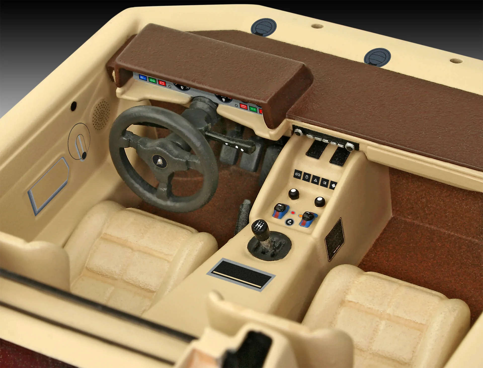 67730 Model Set Lamborghini Countach LP500S Model Kit - Image 6