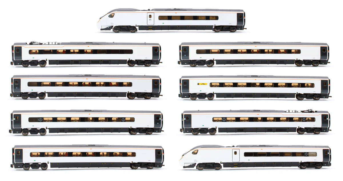 Class 390 001 "Bee Together" 9 Car Pendolino in DfT Ghost livery