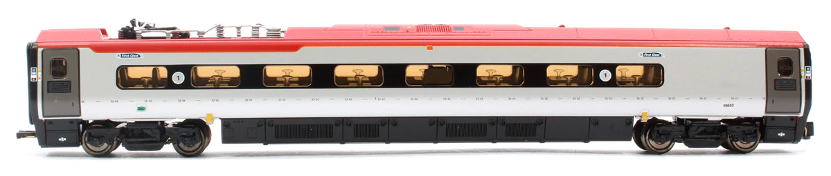Class 390 152 "Virgin Knight" 11 Car Pendolino in Virgin original livery (grey doors) - Image 10