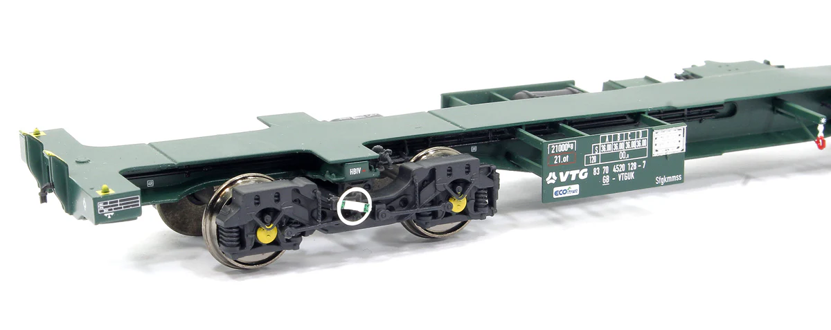 Ecofret FWA Container Flat Twin Set - VTG green (as used by Freightliner) - Image 4