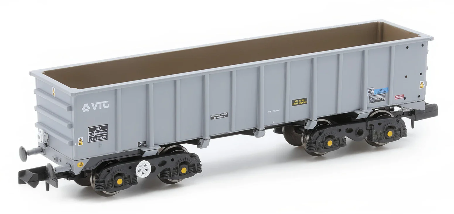 Pack of 5 JTA/JUA Iron Ore Tippler Wagons VTG Grey (Outer) - Image 2