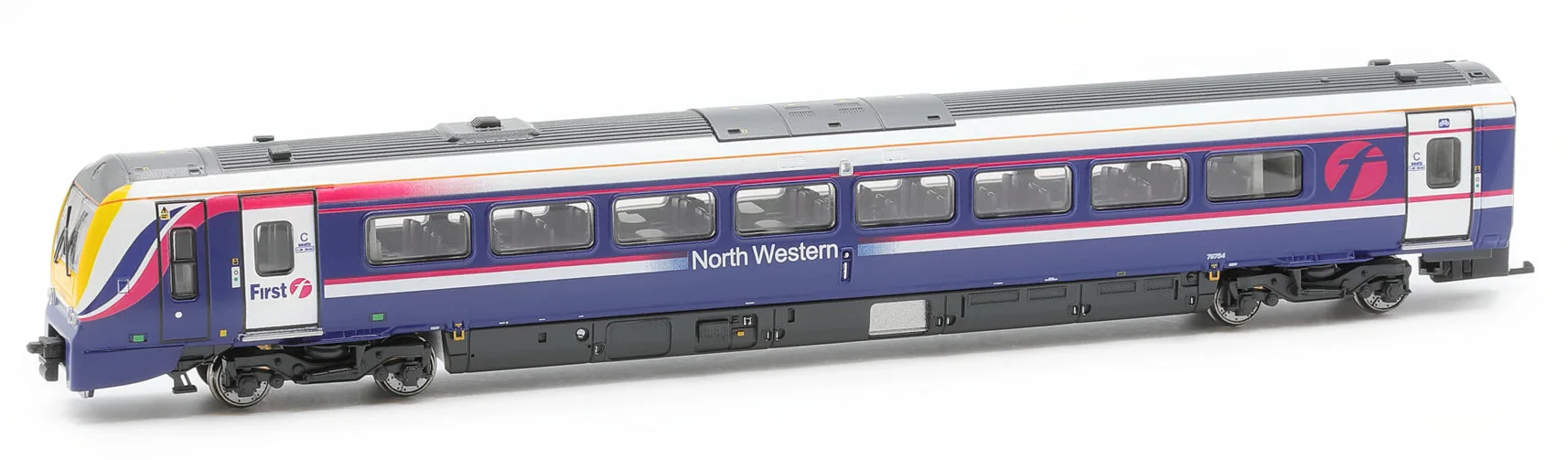 RT-N-175-FNW-501A-DCC Class 175 - First North Western 'Barbie' livery (N/2mm) 2-car DMU - DCC Sound