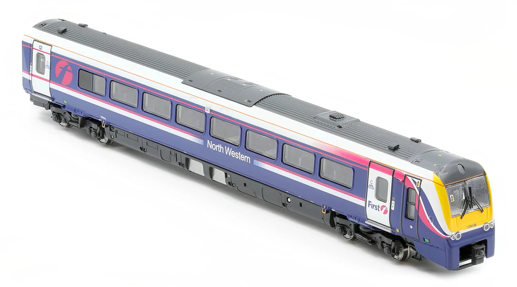 RT-N-175-FNW-501A-DCC Class 175 - First North Western 'Barbie' livery (N/2mm) 2-car DMU - DCC Sound - Image 3