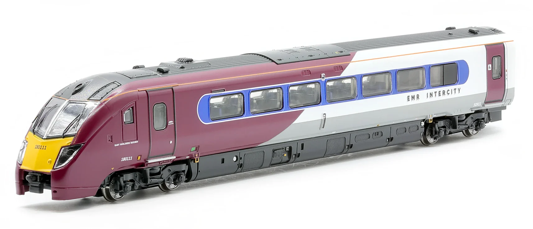 RT-N-180-EMR-604A-DCC Class 180 - East Midlands Railway livery (N/2mm) 5-car DMU - DCC Sound