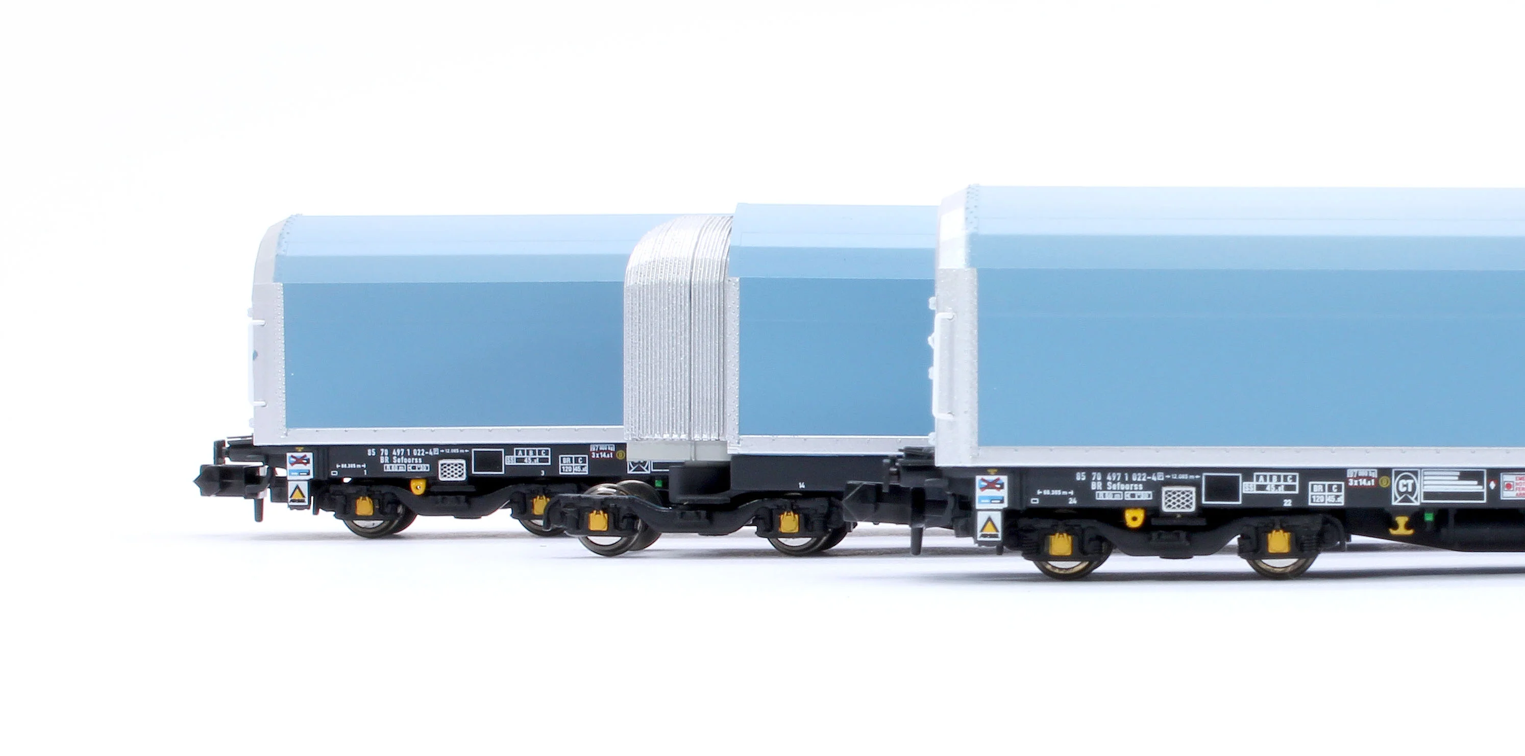 RT-N-WIA-201B N/2mm 5-car Arbel WIA car carrier with RfD squadron branding. Wagon number 85 70 4971 022-4 - Image 11