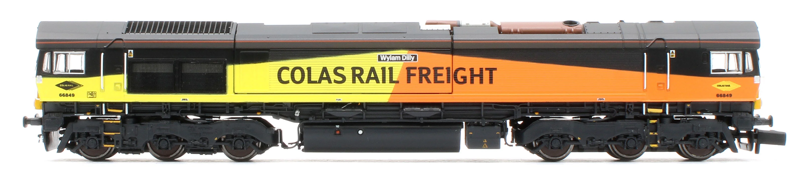 RT-N66-CO-849 Class 66 66849 'Wylam Dilly' Colas Diamond Logo Diesel Locomotive - Image 2