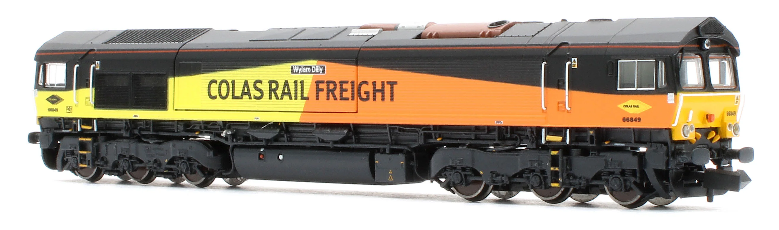 RT-N66-CO-849 Class 66 66849 'Wylam Dilly' Colas Diamond Logo Diesel Locomotive - Image 3