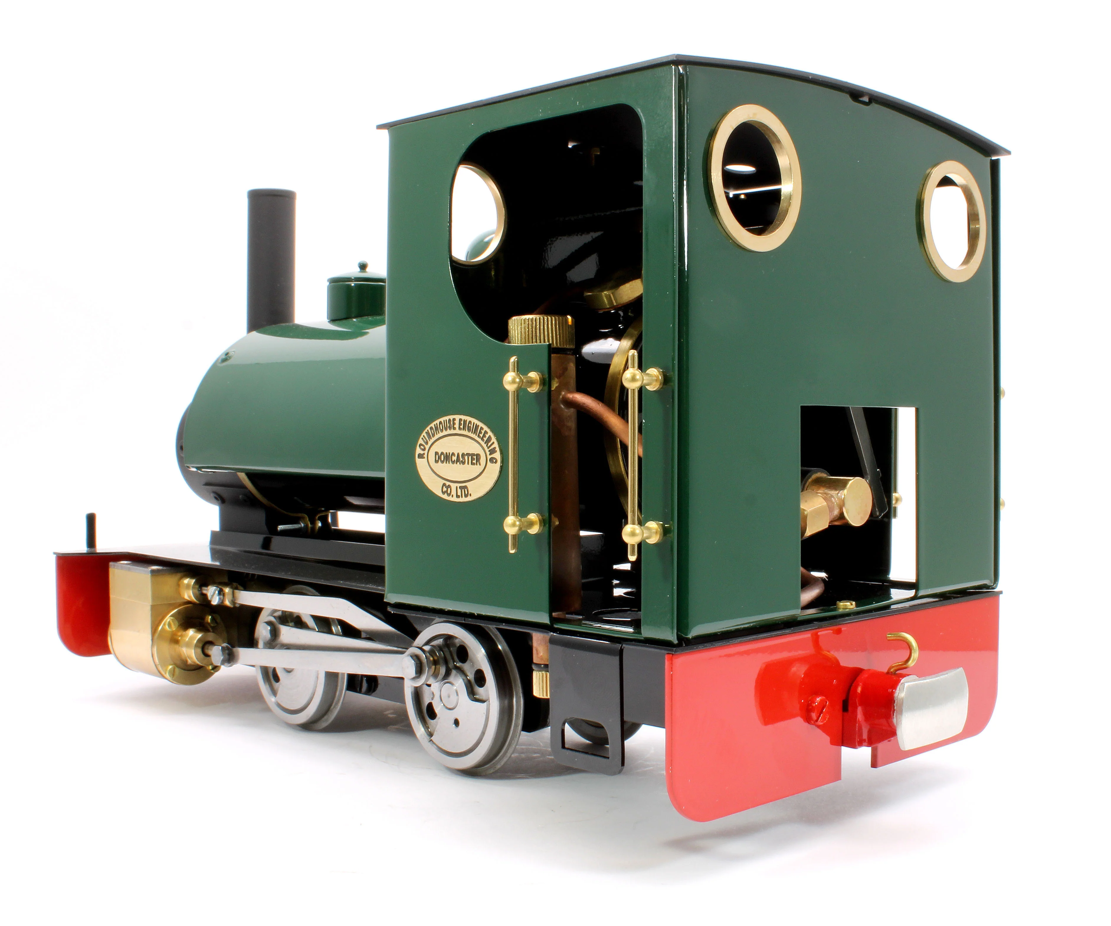 0-4-0 Saddle Tank 'Bertie' Deep Brunswick Green (Manual, Uninsulated Wheels) Steam Locomotive - Image 3
