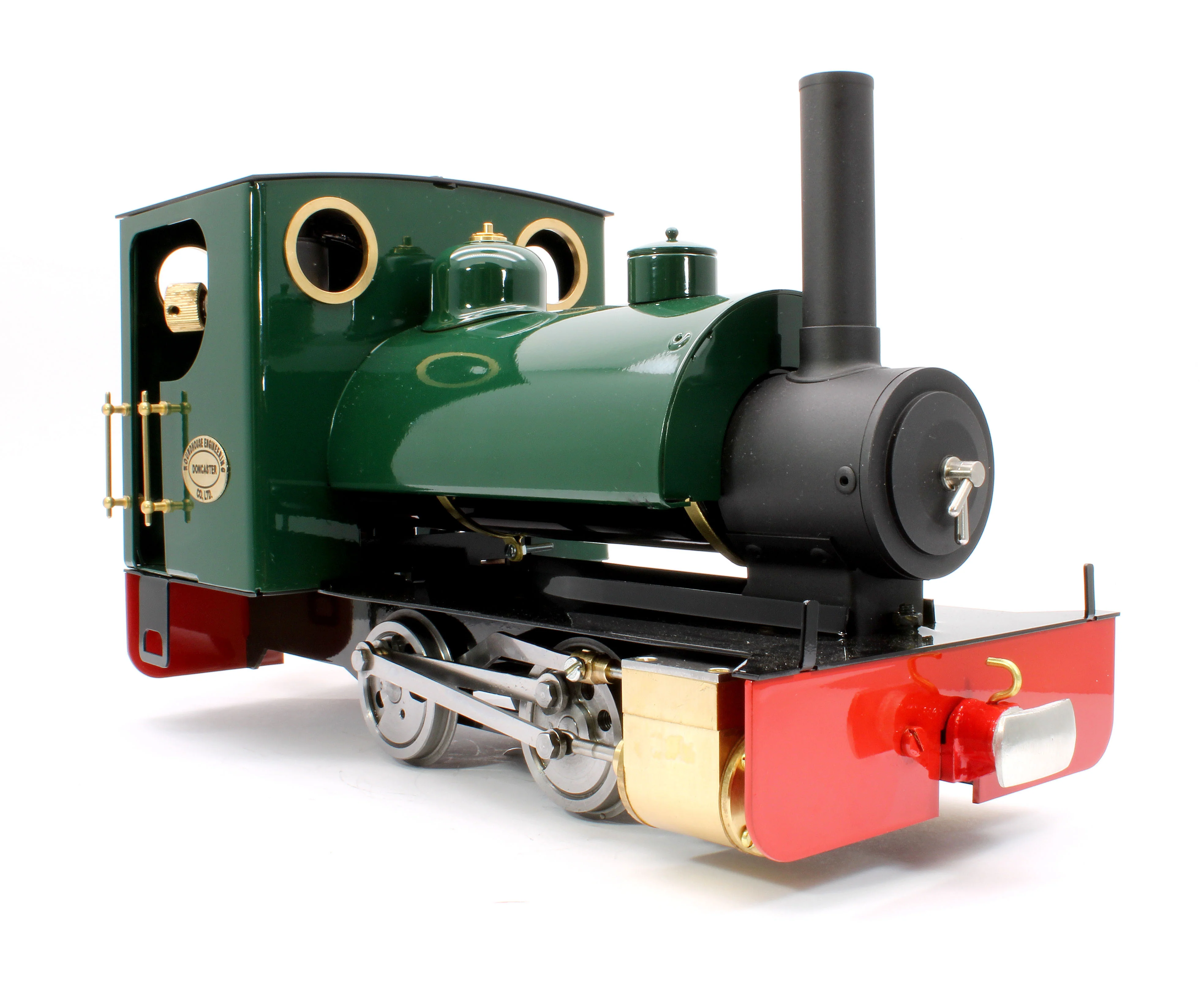 0-4-0 Saddle Tank 'Bertie' Deep Brunswick Green (Manual, Uninsulated Wheels) Steam Locomotive - Image 6