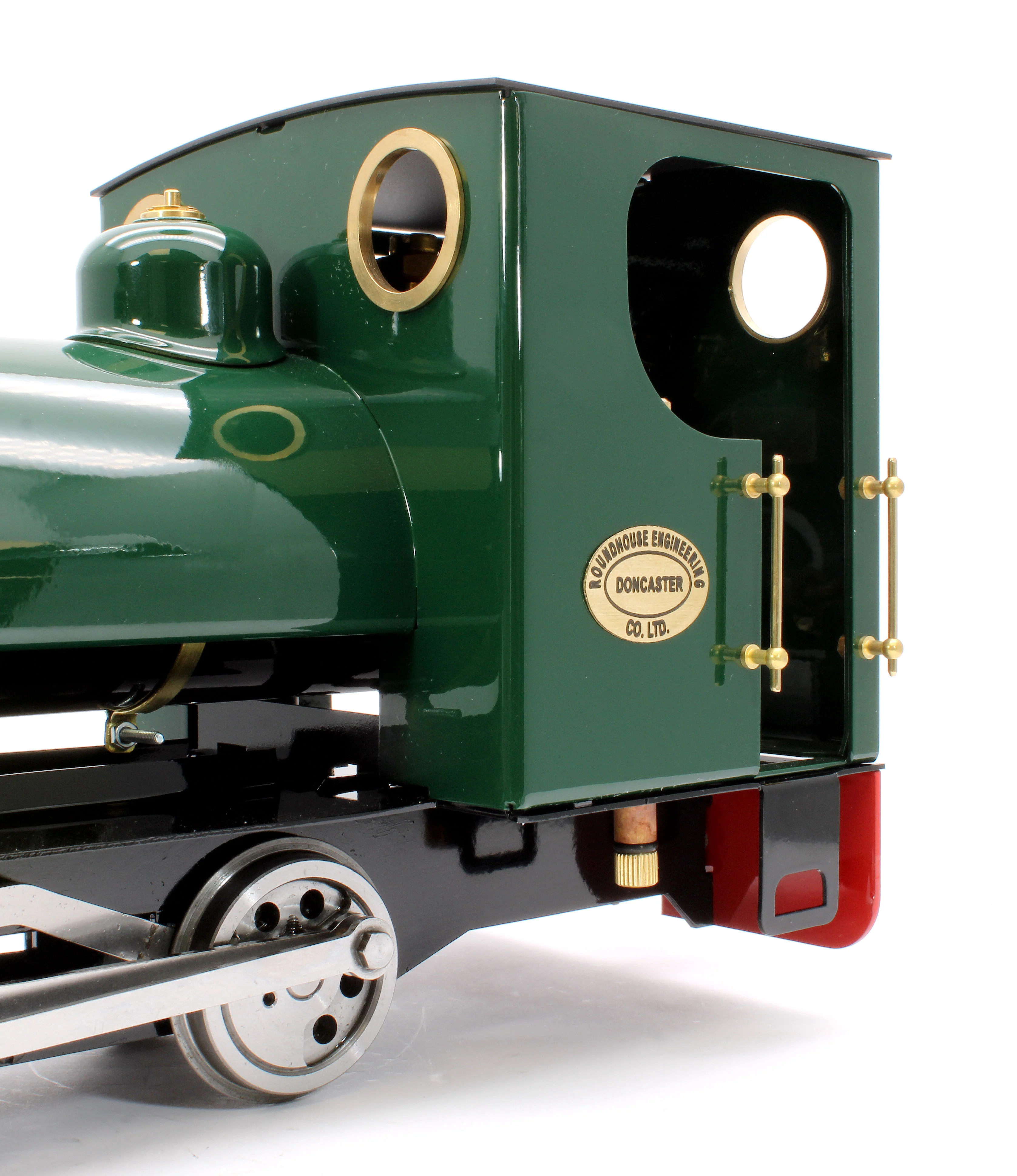 0-4-0 Saddle Tank 'Bertie' Deep Brunswick Green (Manual, Uninsulated Wheels) Steam Locomotive - Image 8