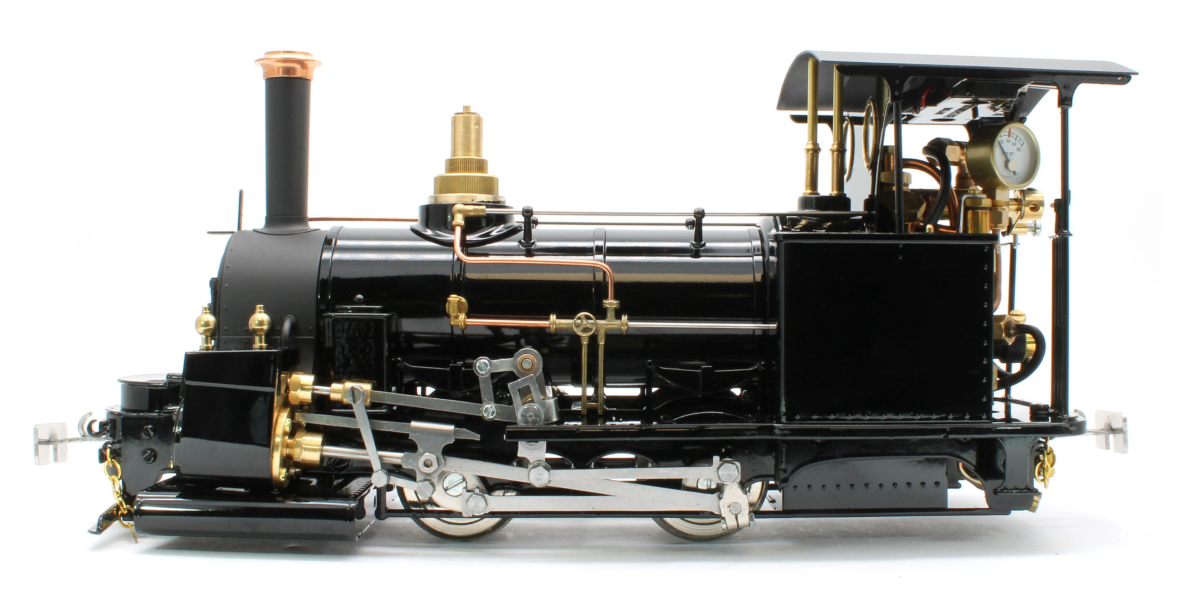 Class A 0-4-0 'Darjeeling' Deep Bronze Green (Radio Control, Uninsulated Wheels) Steam Locomotive - Image 2