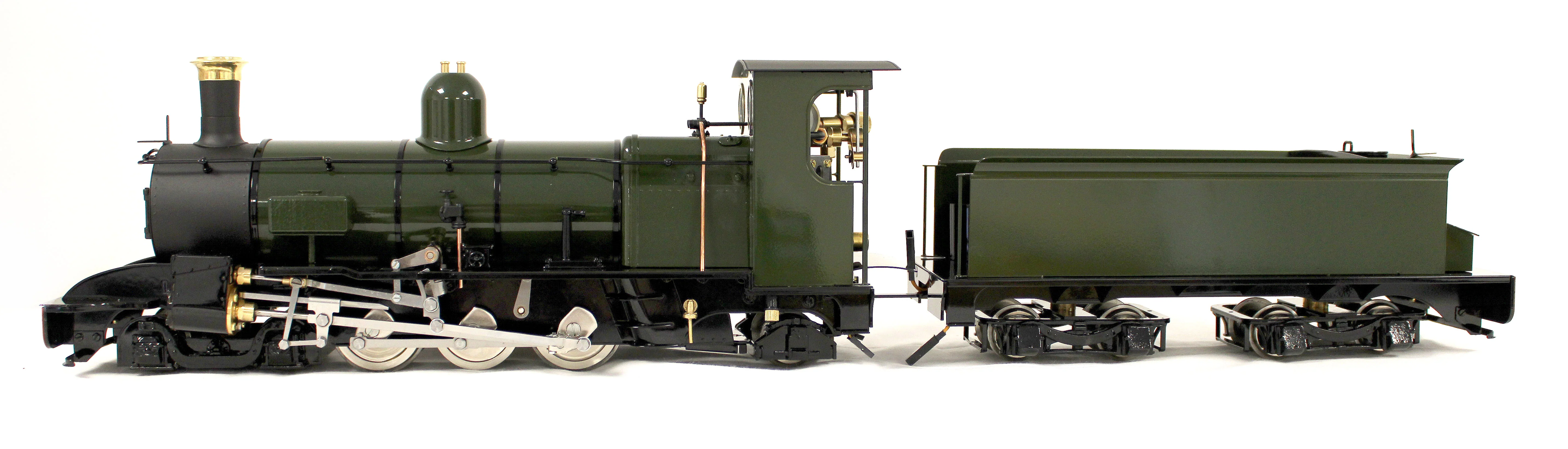 DCCRC-BRONZEGREEN-NI Class C 4-6-2 'Darjeeling' Deep Bronze Green (Radio Control, Uninsulated Wheels) Steam Locomotive - Image 3