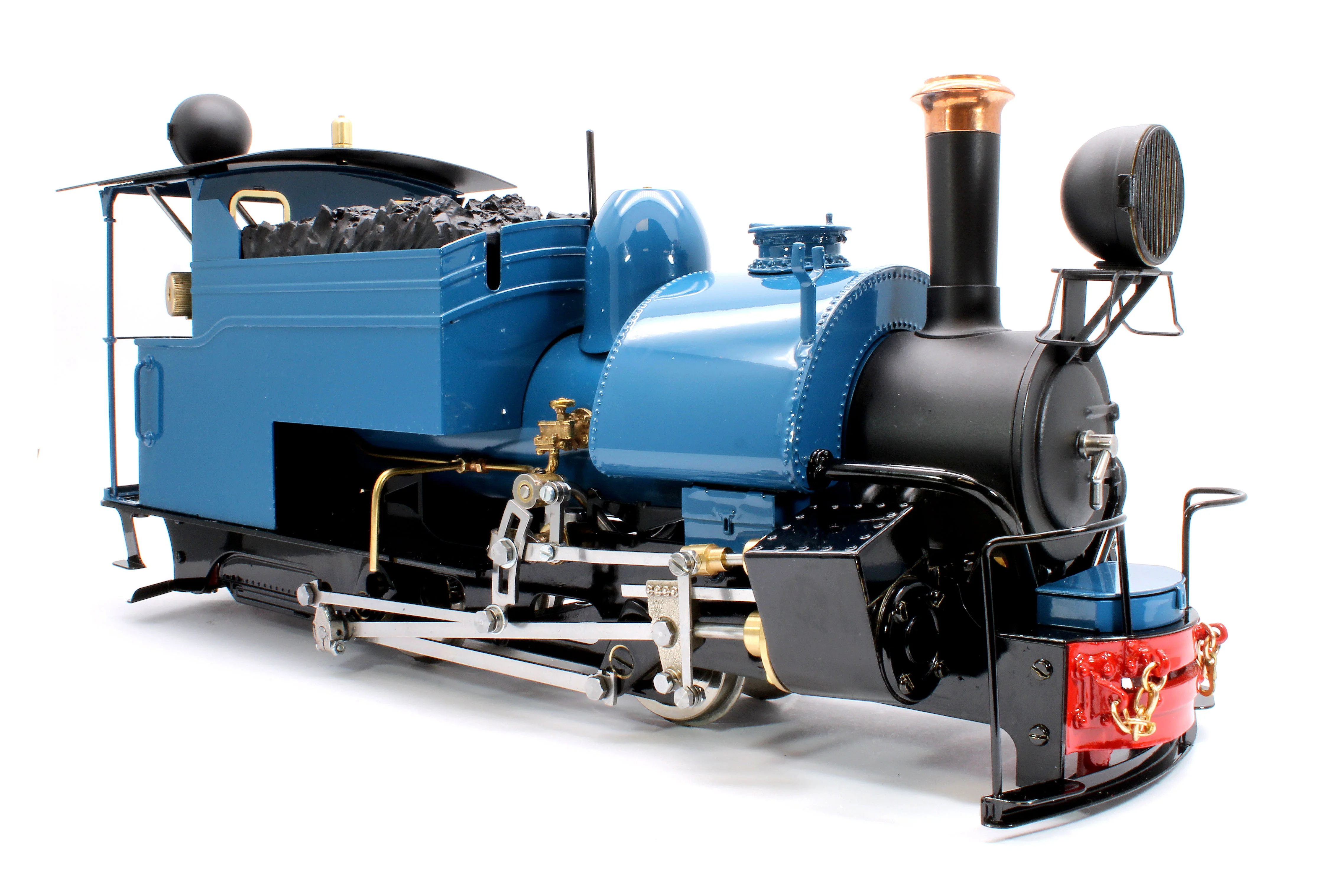 Class B 0-4-0 Saddle Tank Engine 'Darjeeling' Darjeeling Blue (Manual Control, Uninsulated Wheels) Steam Locomotive - Image 5