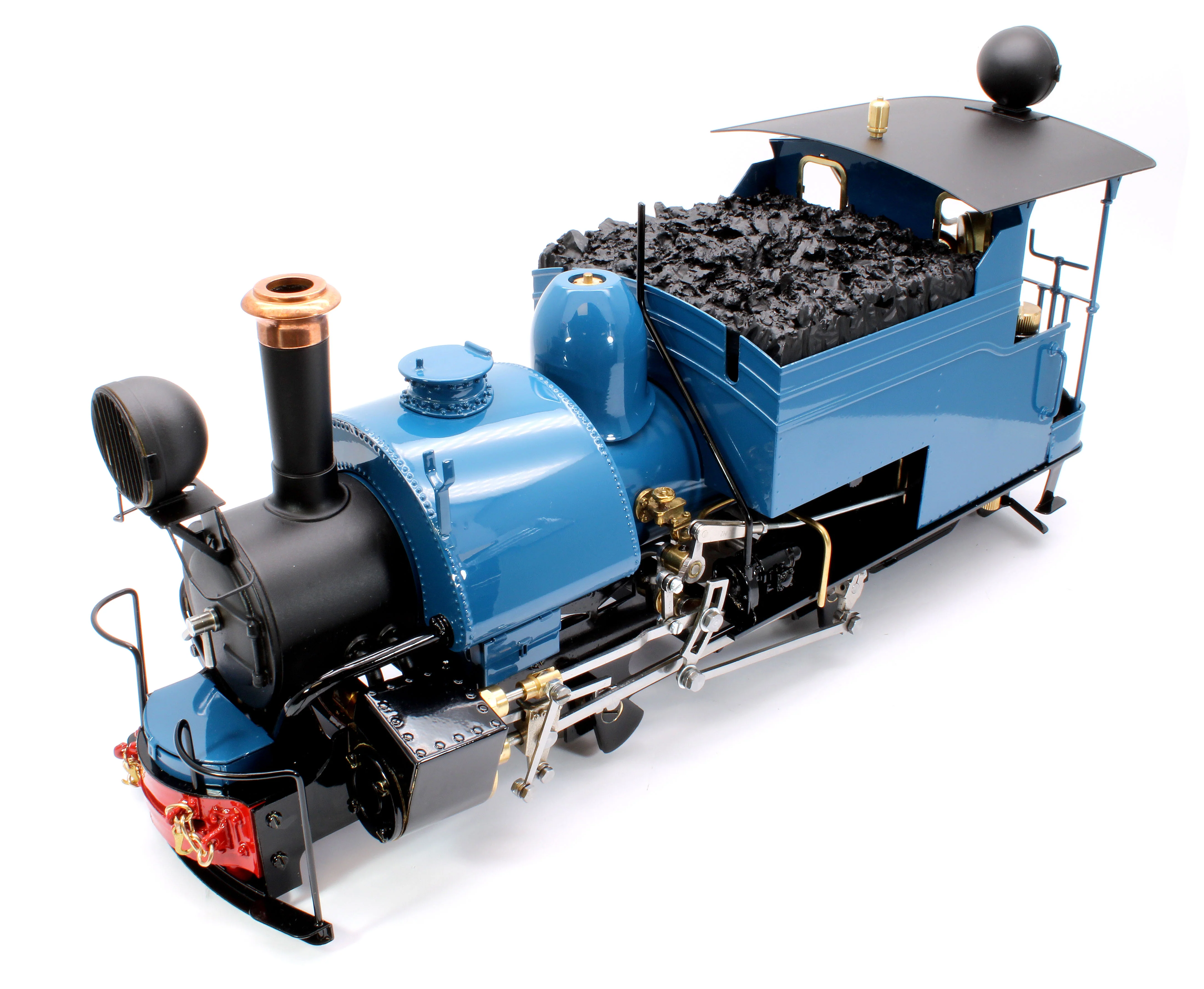 Class B 0-4-0 Saddle Tank Engine 'Darjeeling' Darjeeling Blue (Manual Control, Uninsulated Wheels) Steam Locomotive - Image 8