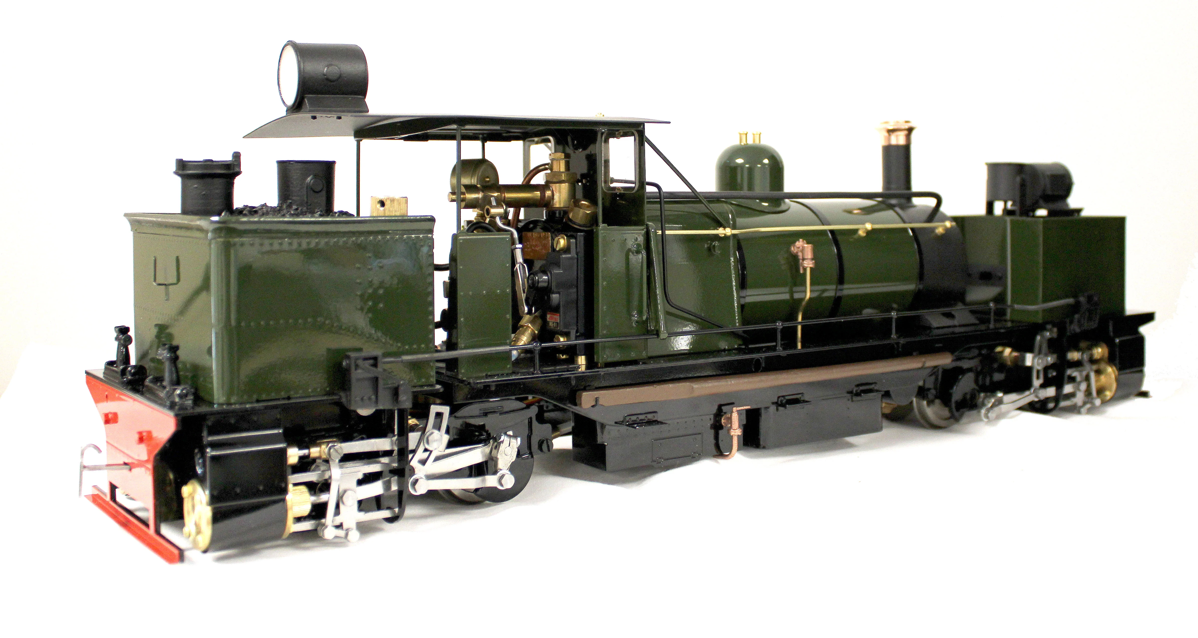GARRC-BRONZEGREEN-I Class D 0-4-0 'Darjeeling Garratt' Deep Bronze Green (Radio Control, Insulated Wheels) Steam Locomotive - Image 5