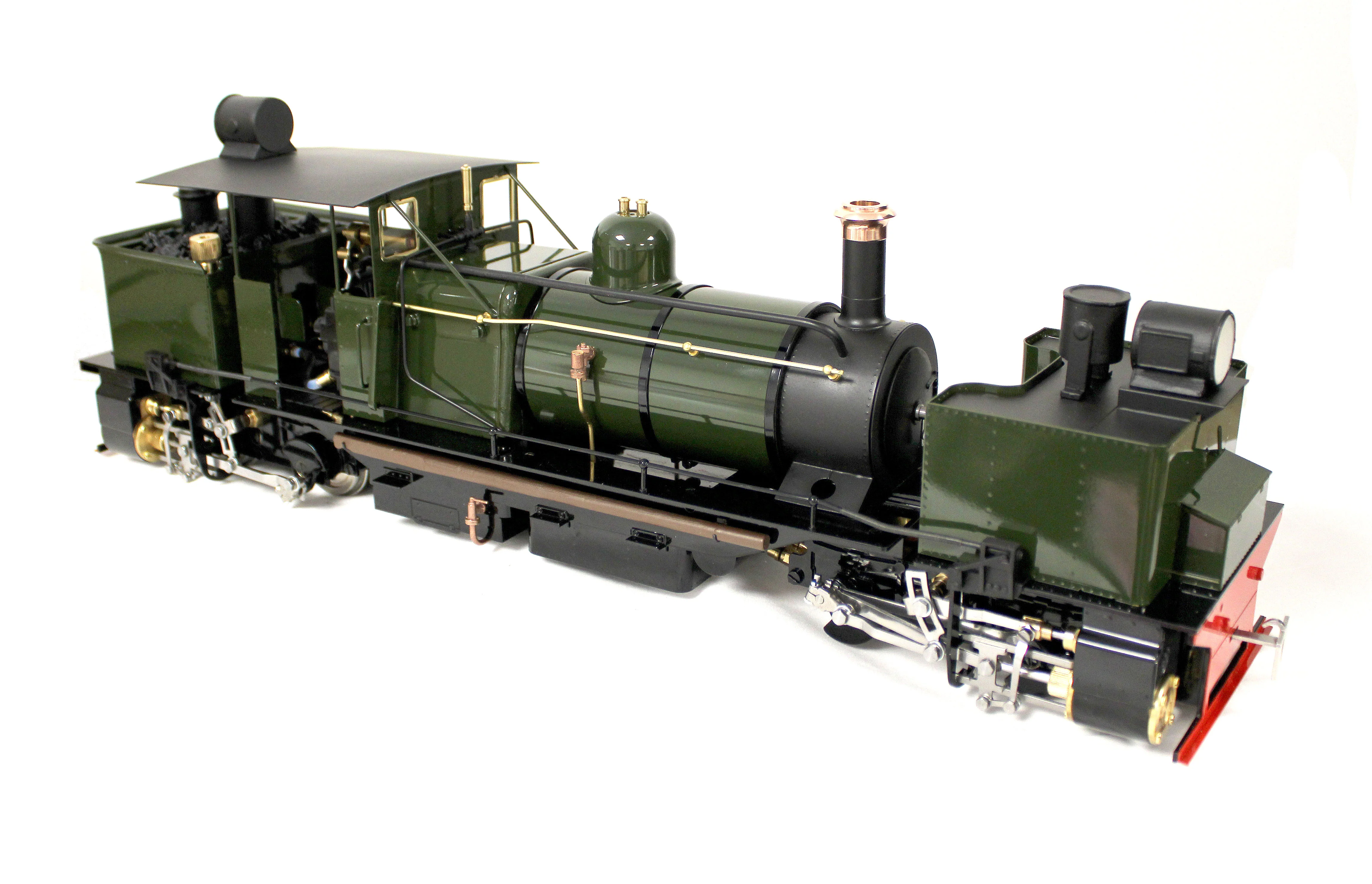 GARRC-BRONZEGREEN-I Class D 0-4-0 'Darjeeling Garratt' Deep Bronze Green (Radio Control, Insulated Wheels) Steam Locomotive - Image 9