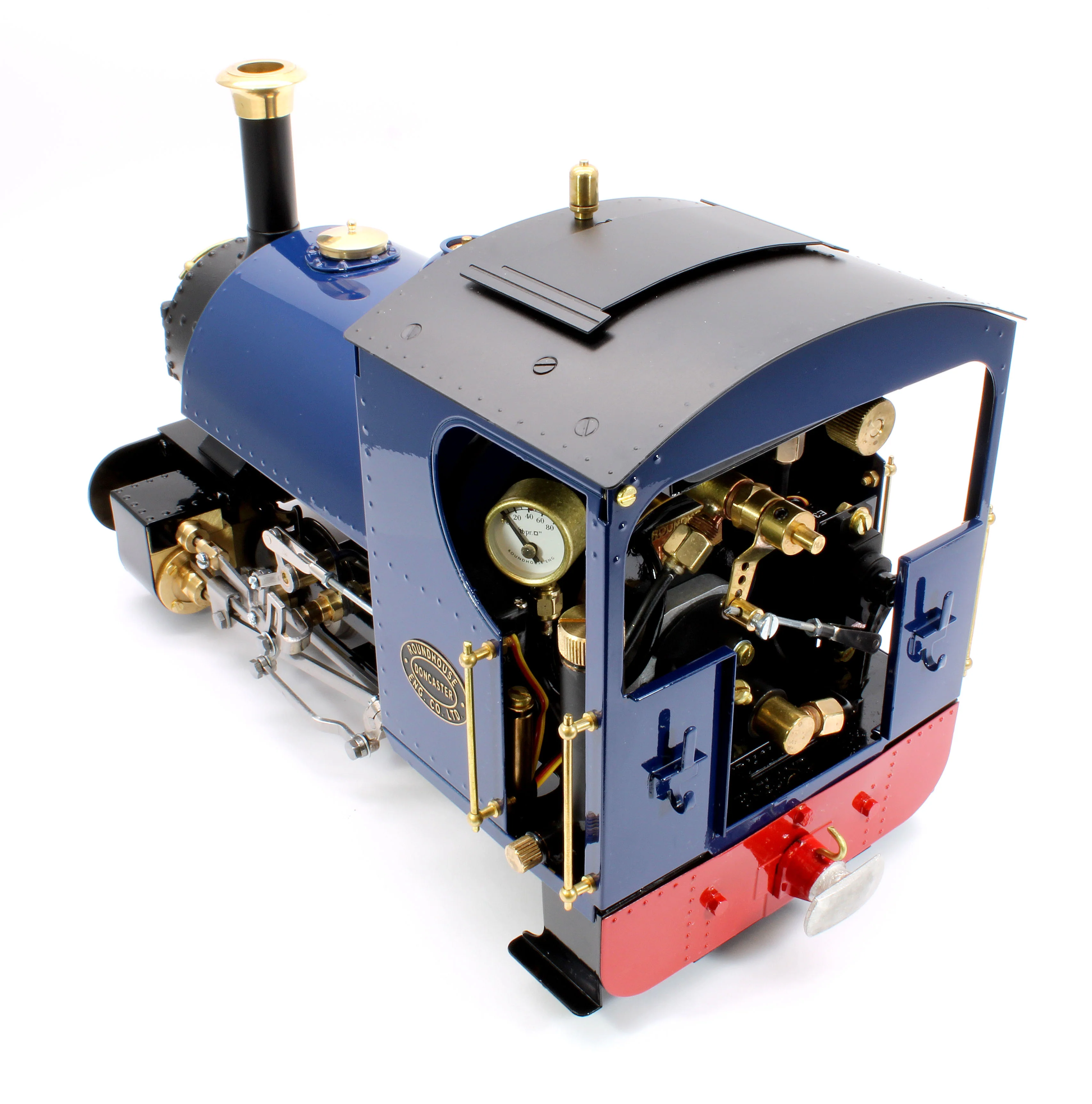 KRC-BLUE-NI 0-4-0 Saddle Tank 'Katie' Blue (Radio Control, Uninsulated Wheels) Steam Locomotive - Image 11