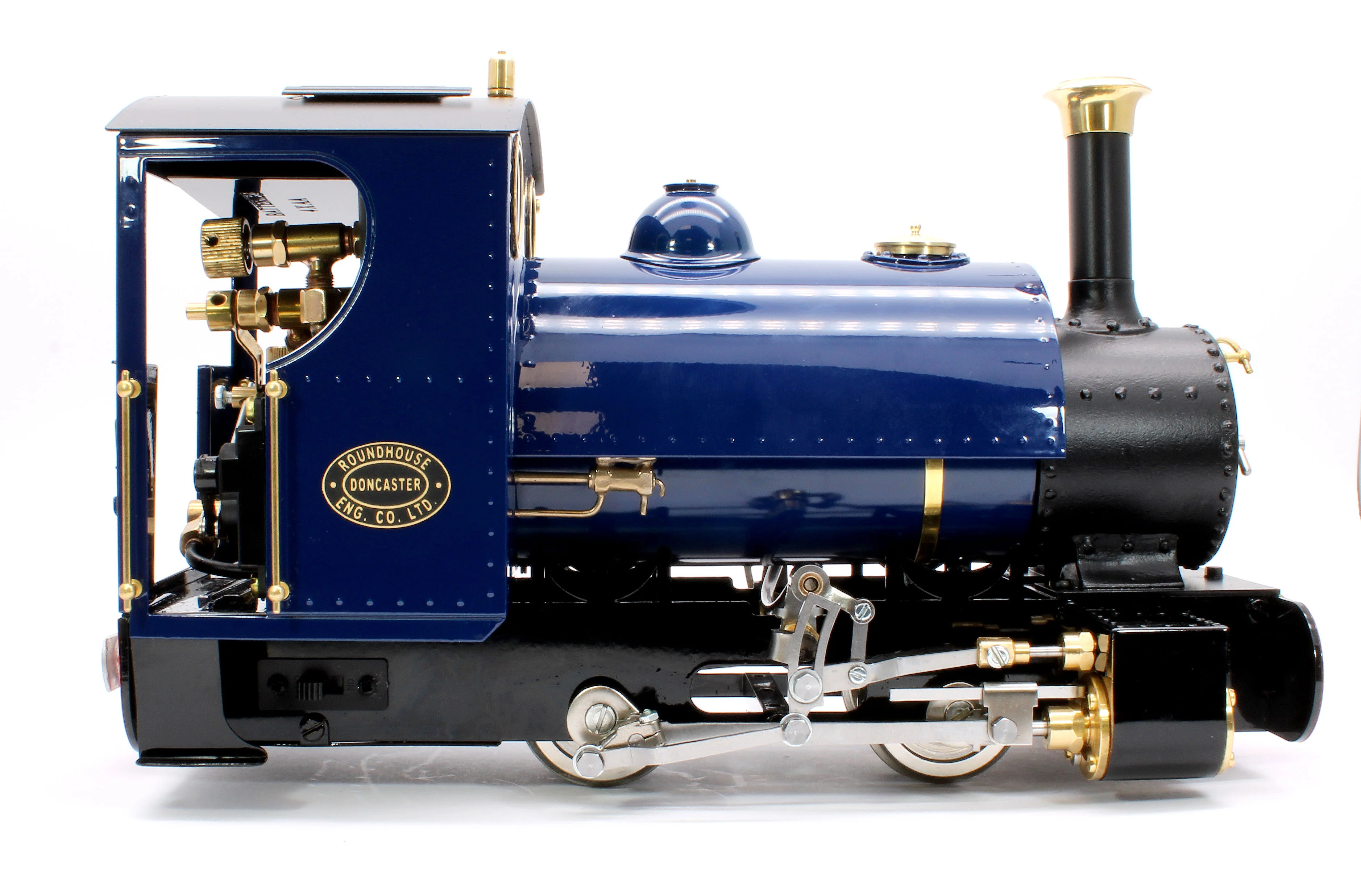 KRC-BLUE-NI 0-4-0 Saddle Tank 'Katie' Blue (Radio Control, Uninsulated Wheels) Steam Locomotive - Image 6