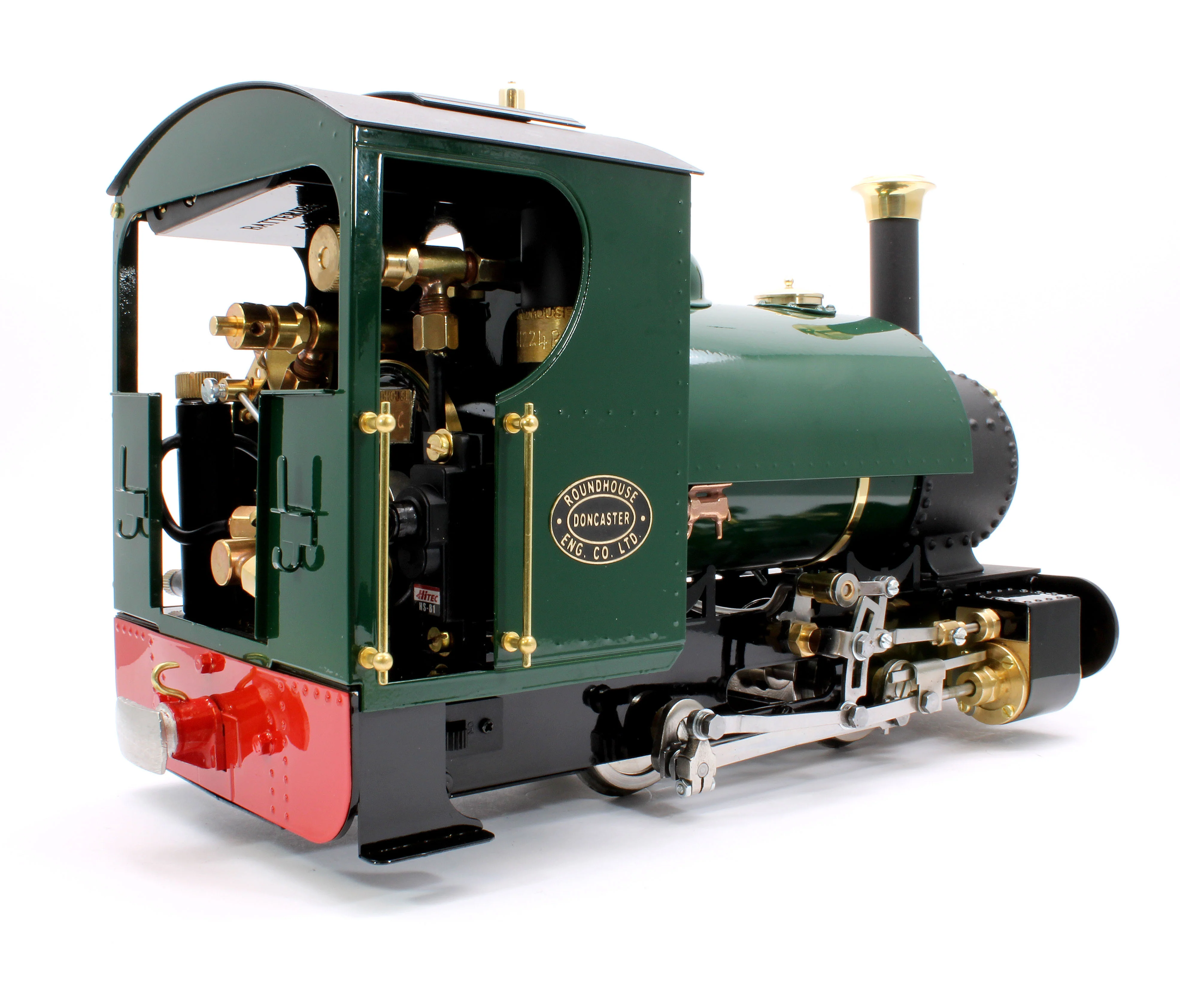 KRC-BRUNGREEN-NI 0-4-0 Saddle Tank 'Katie' Deep Brunswick Green (Radio Control, Uninsulated Wheels) Steam Locomotive - Image 3