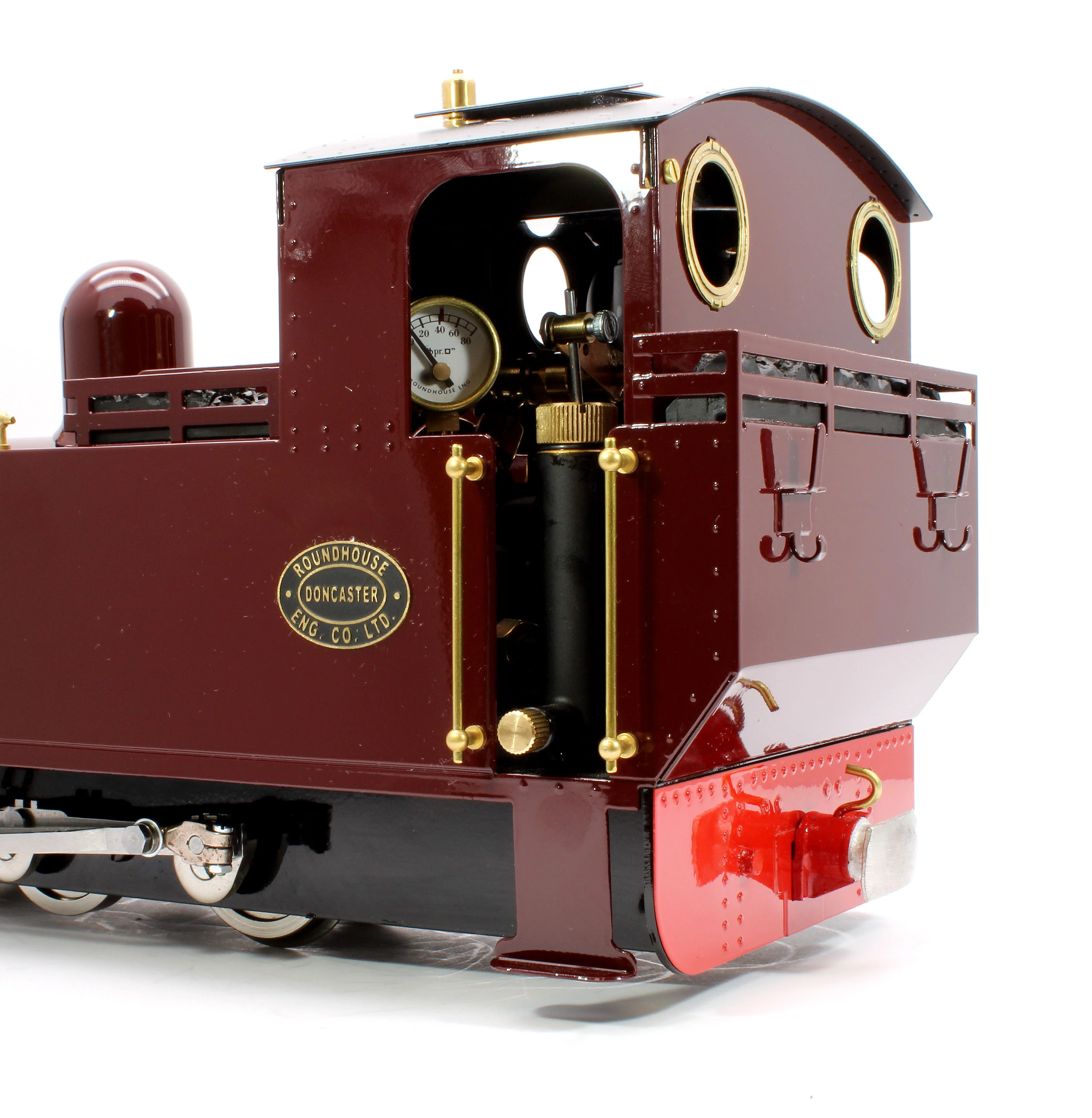 0-6-0 'Lady Anne' Fairlie Engine Maroon (Radio Control, Uninsulated Wheels) Steam Locomotive - Image 9